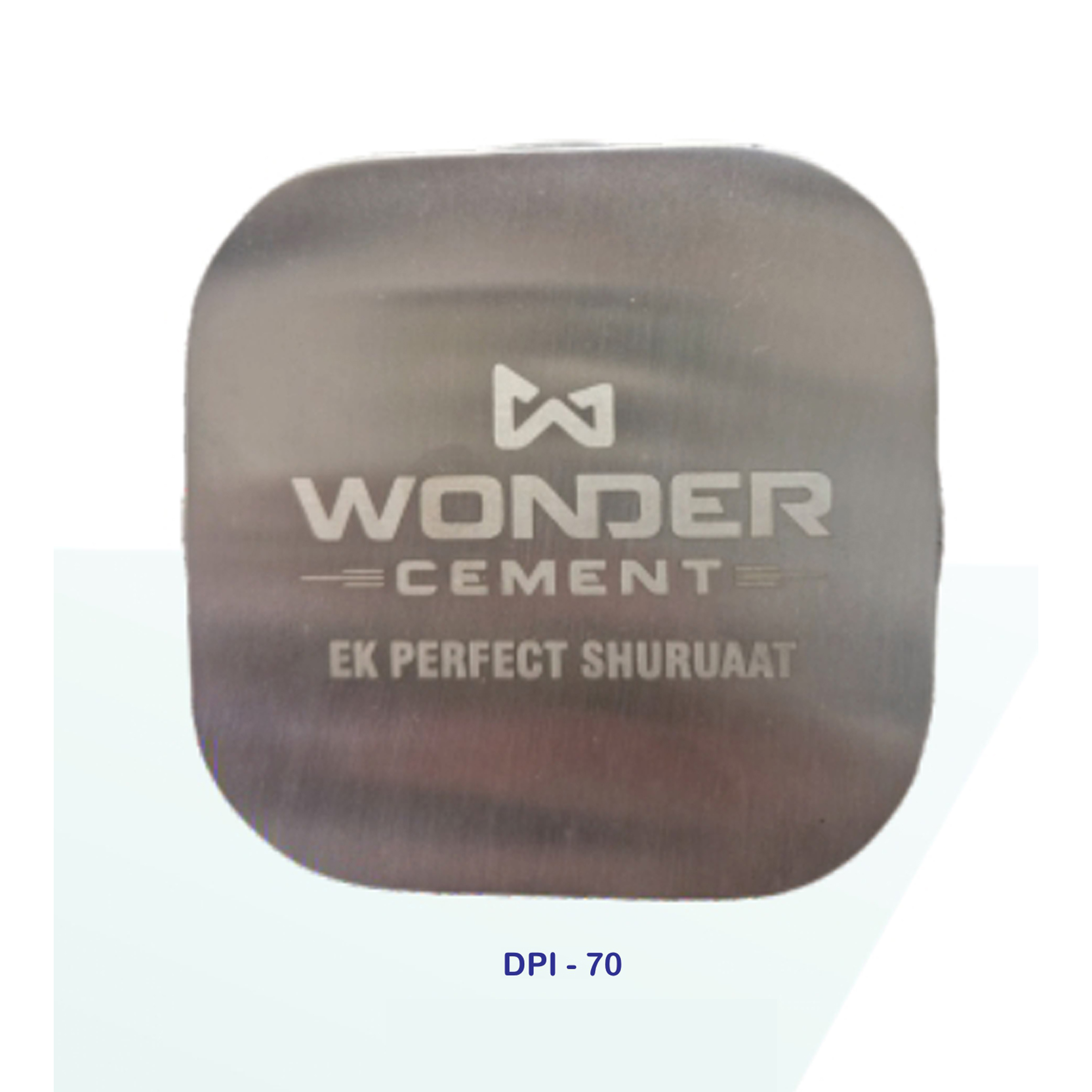 53202570*SQUARE STEEL COASTER SET OF 6