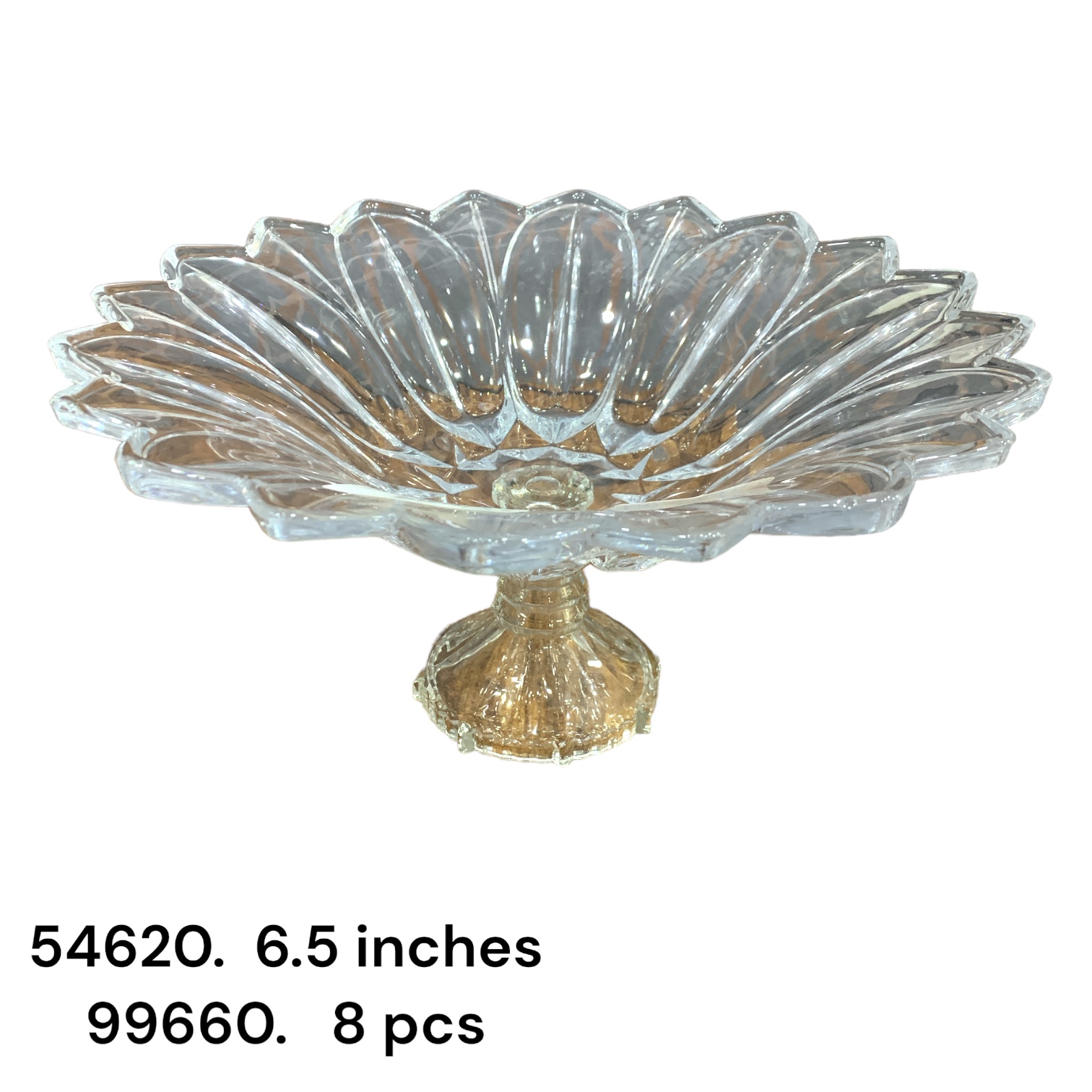 54620 (8)-GLASS PLATTER