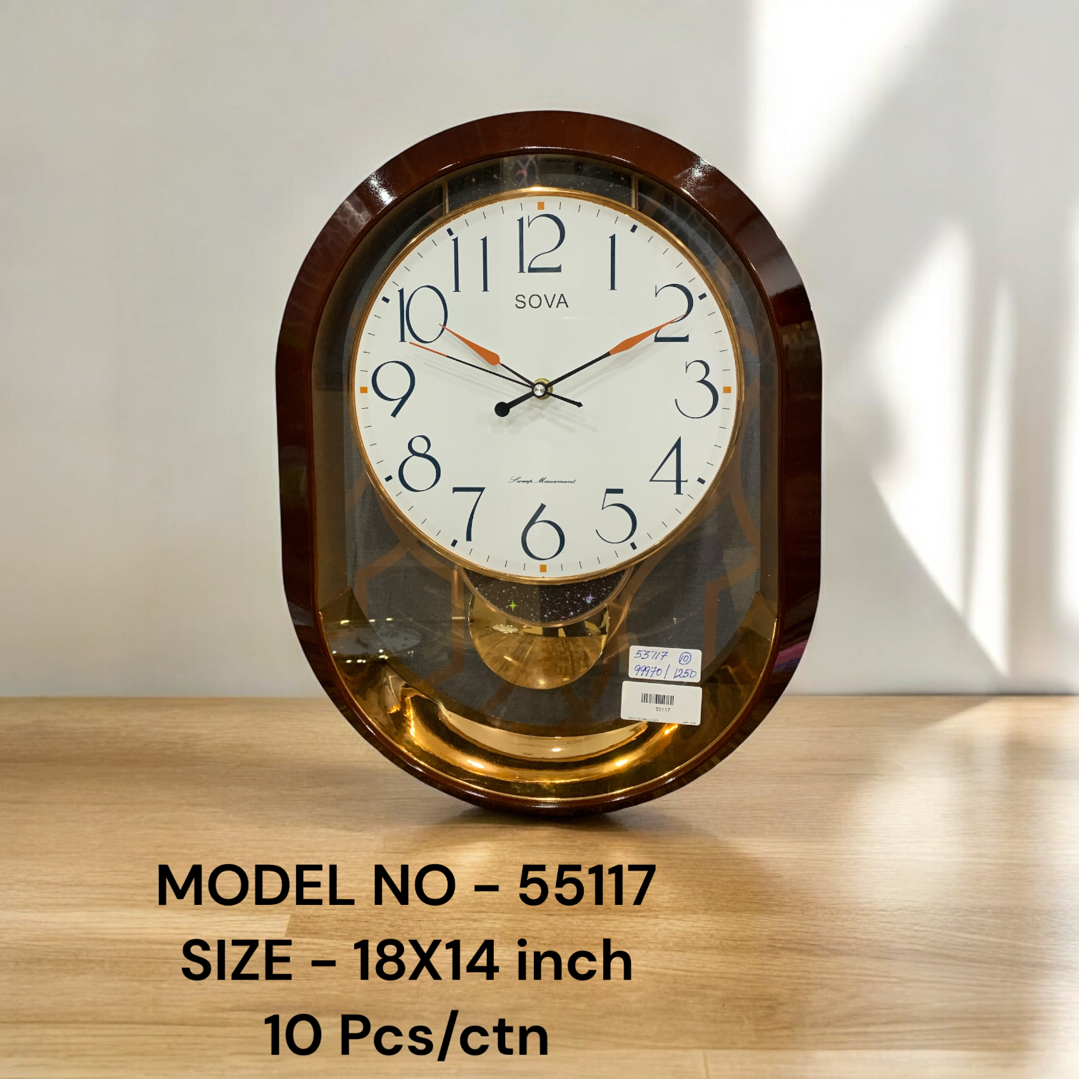 55117 (10)-WALL CLOCK