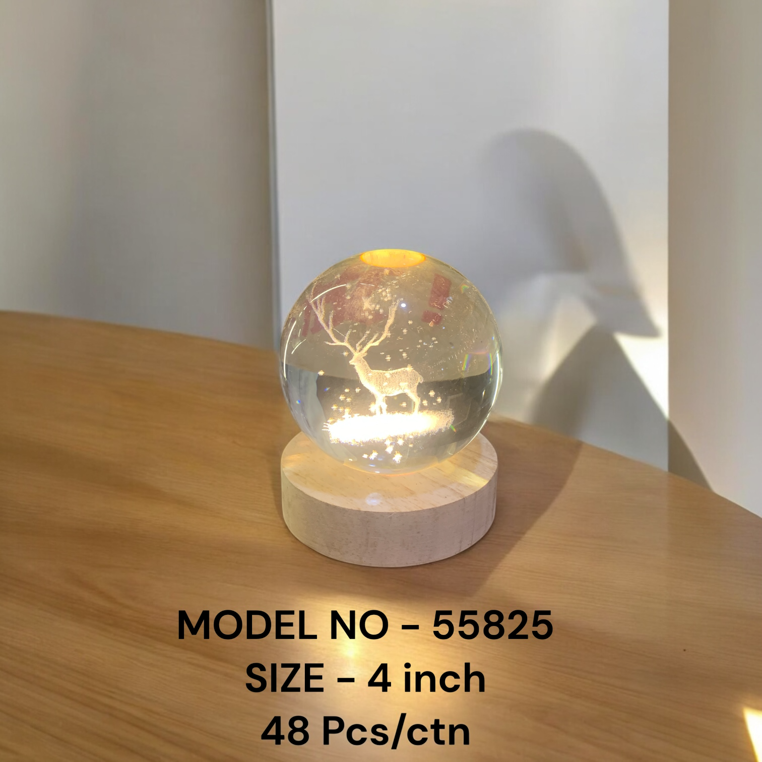 55825 (48)-LED CRYSTAL BALL