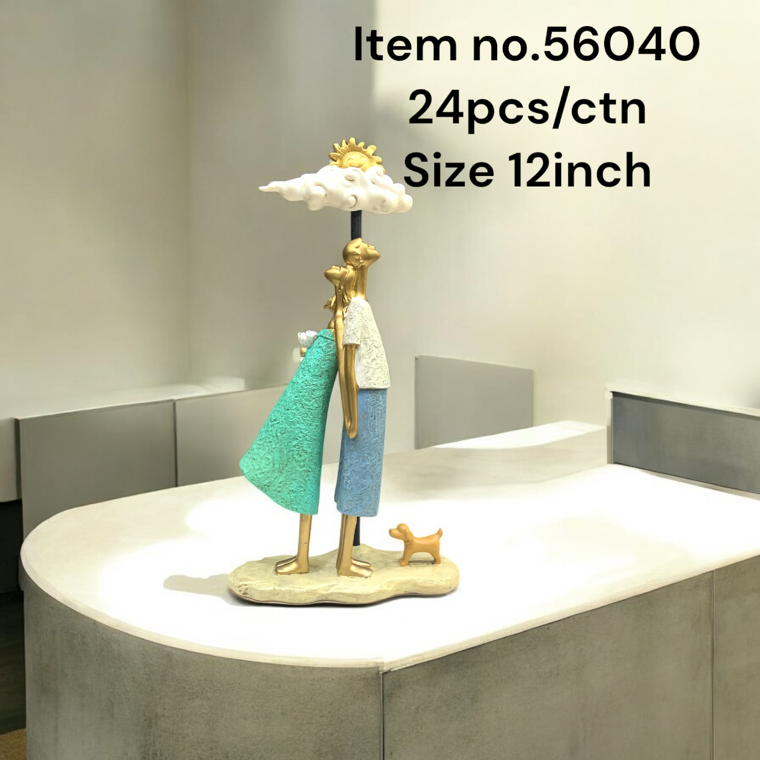 56040 (24)-COUPLE SHOWPIECE