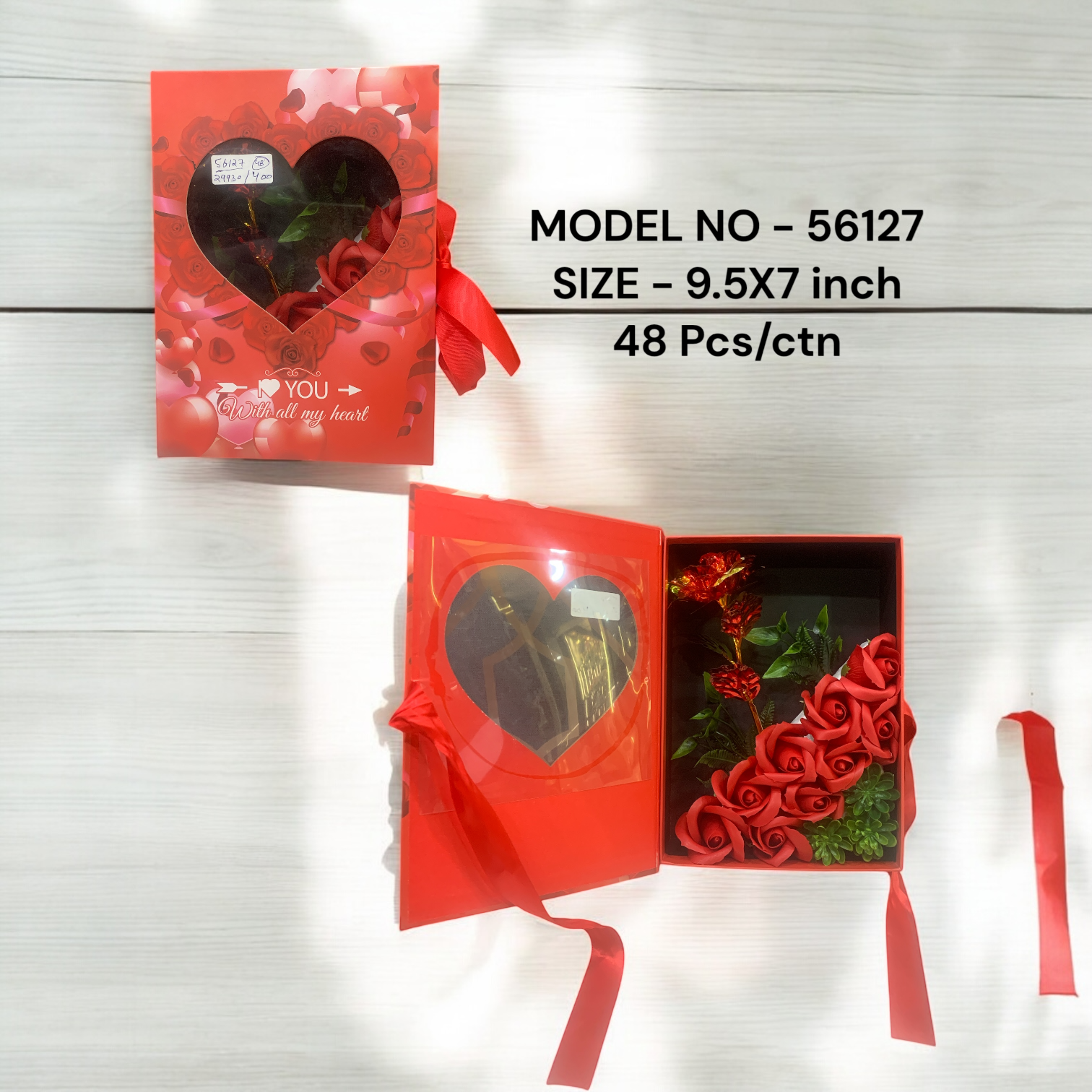 56127 (48)-ROSE (RED ONLY)