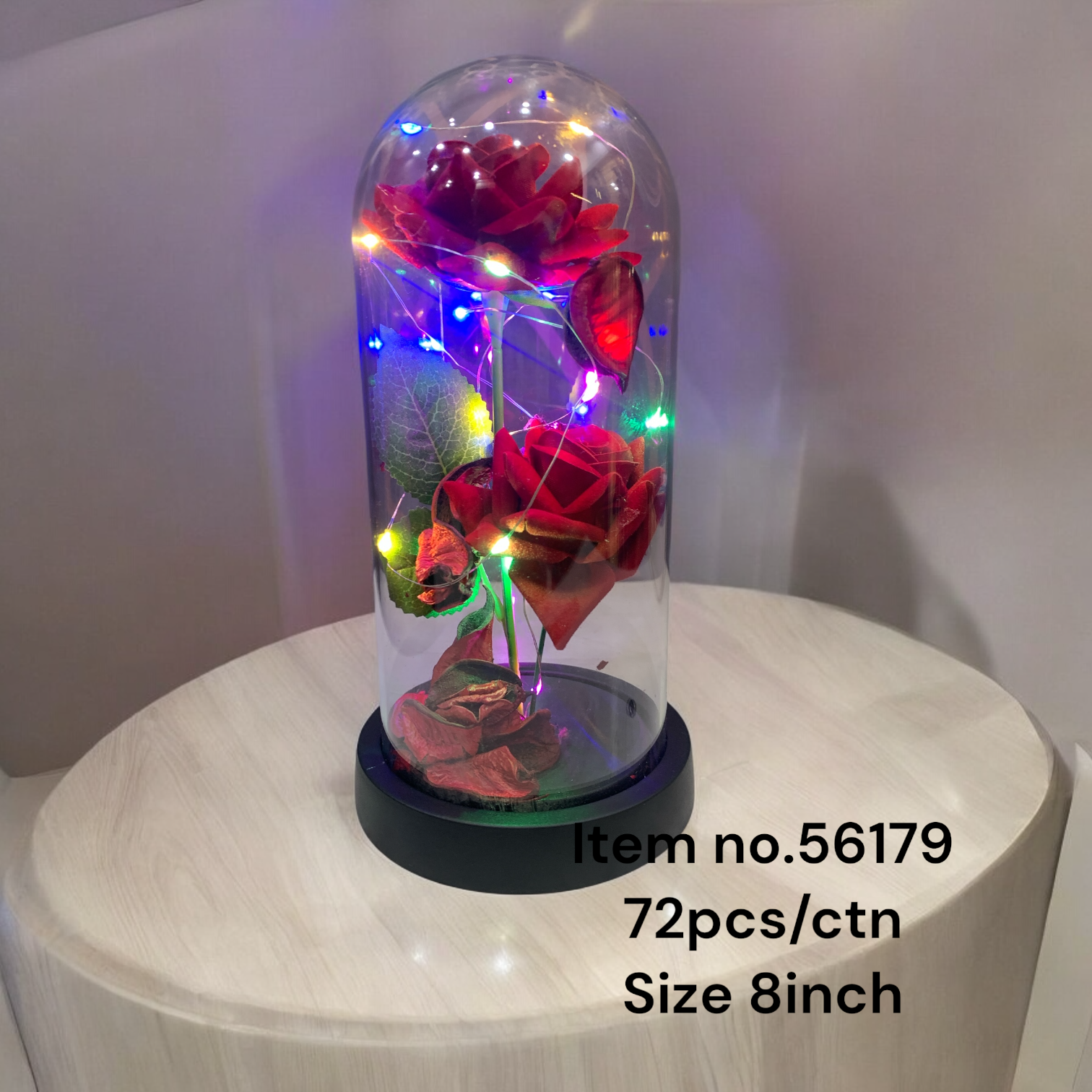 56179 (72)-GLASS SHOWPIECE