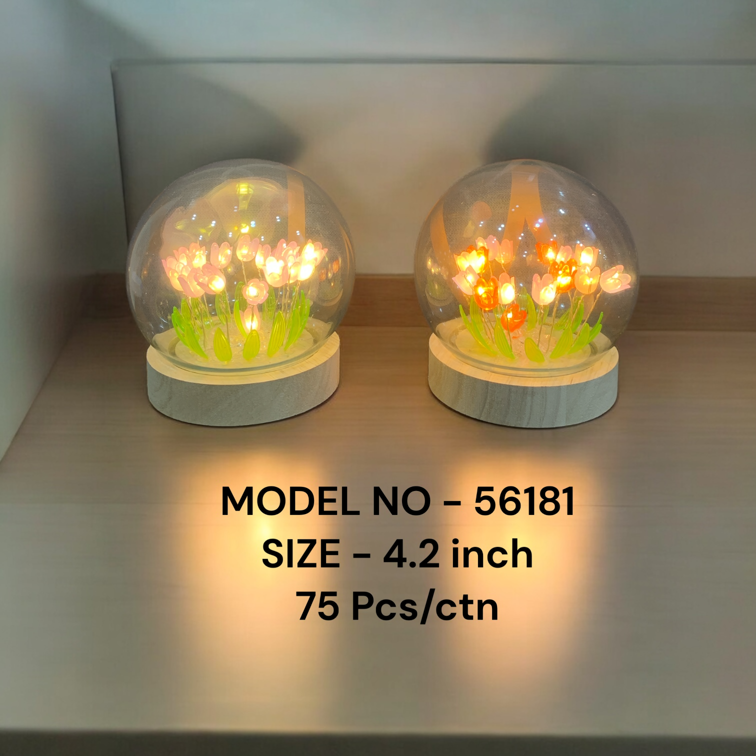 56181 (75)-LED FLOWER SHOWPIECE