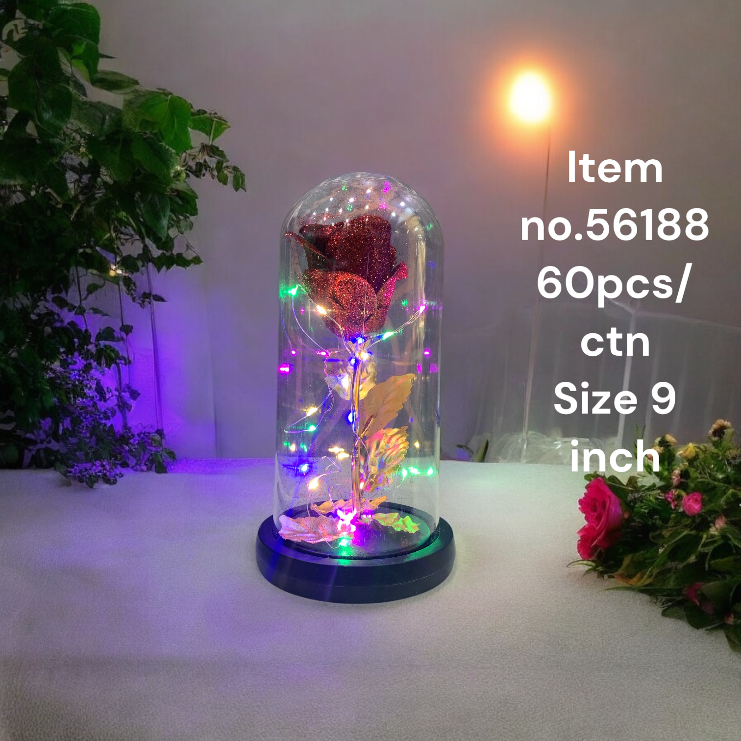 56188 (60)-LED FLOWER