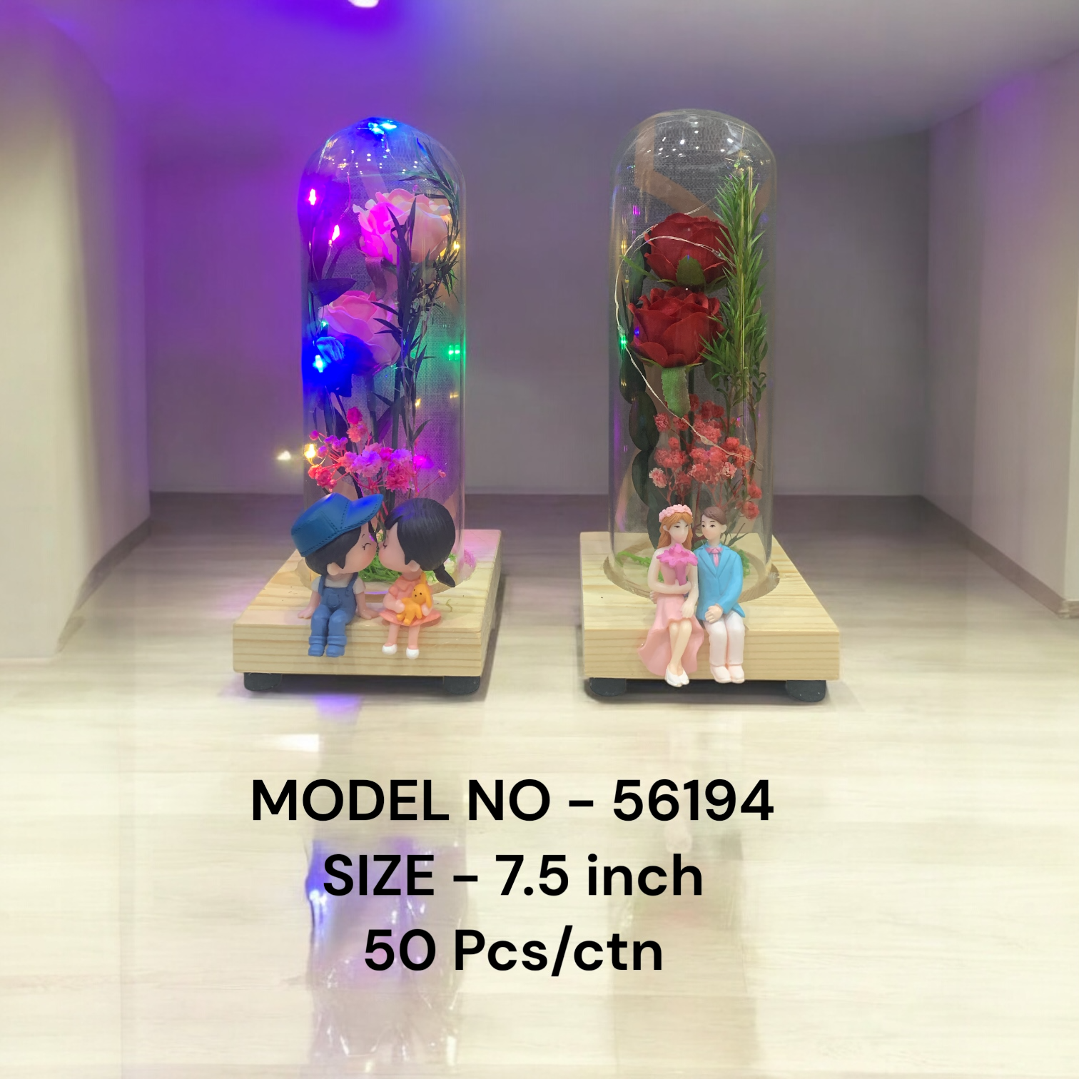 56194 (50)-GLASS SHOWPIECE