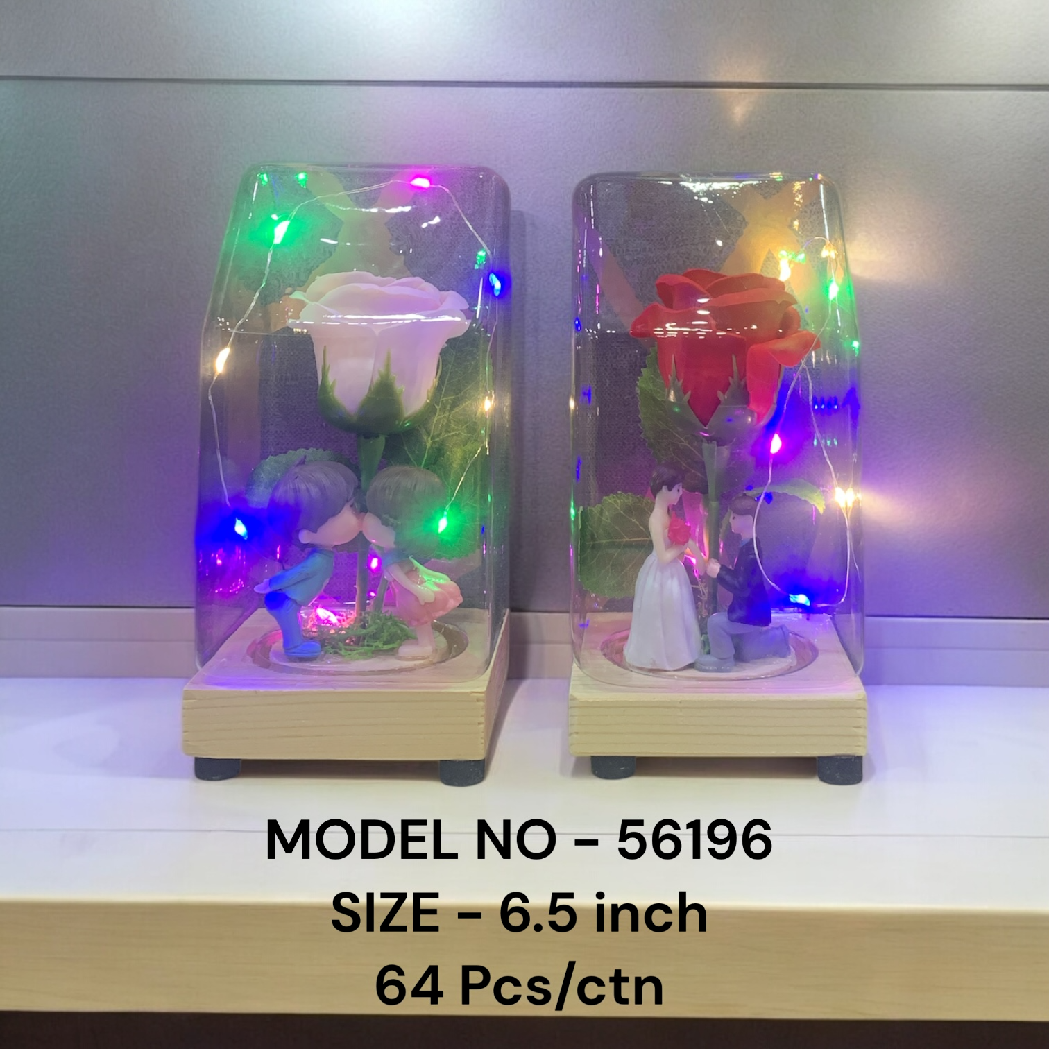 56196 (64)-GLASS SHOWPIECE