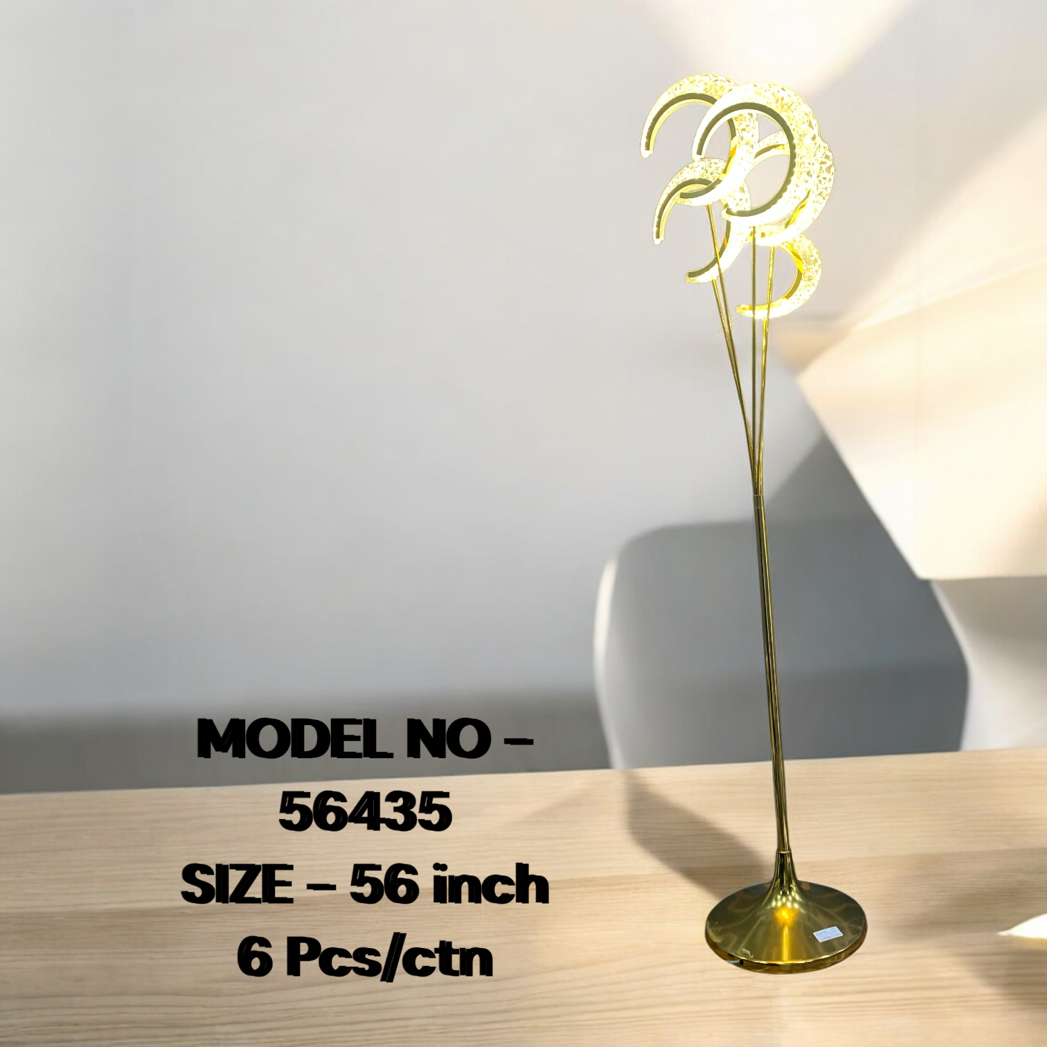 56435 (6)-FLOOR LAMP