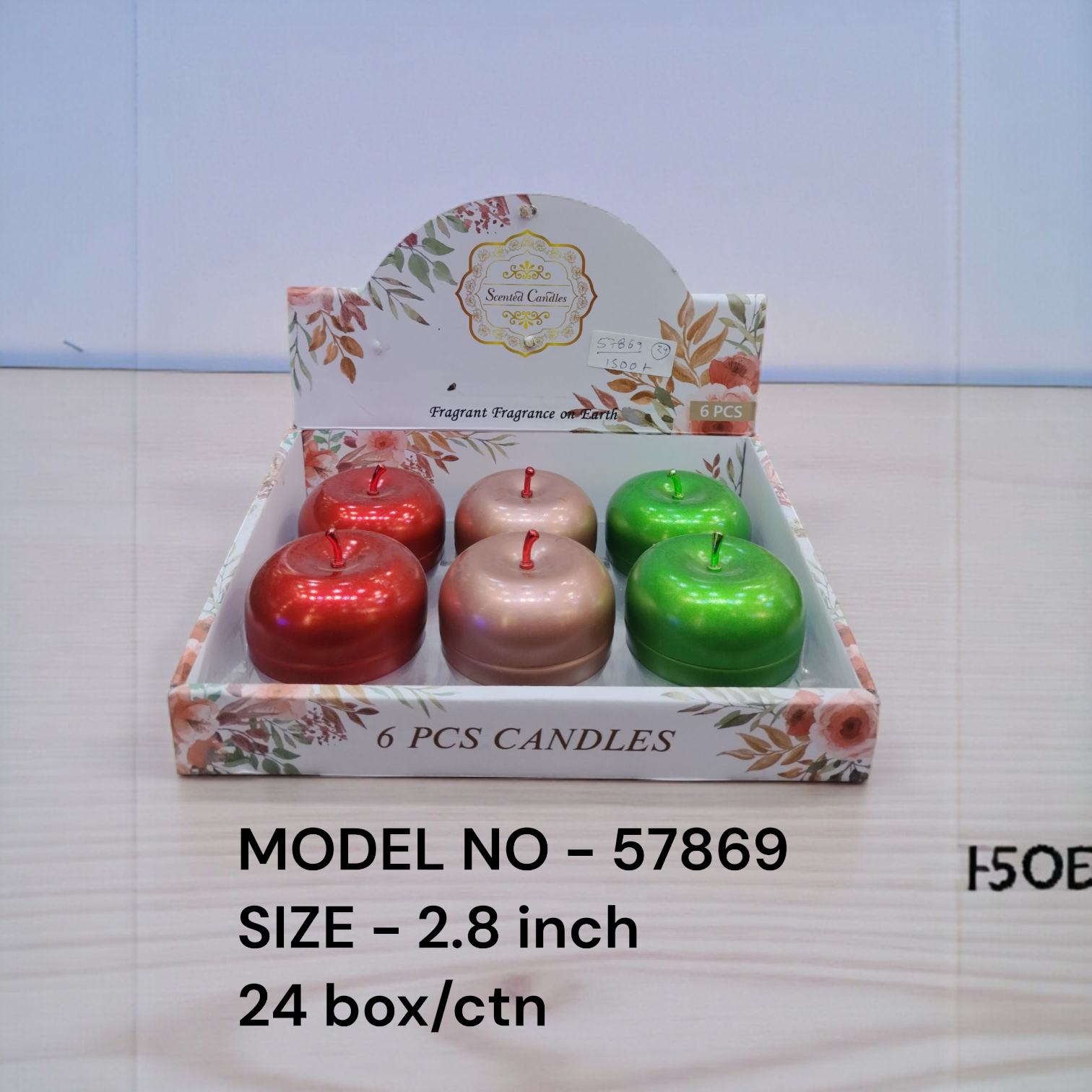 57862 (24BOX/CTN) (12PC BOX)-CANDLE