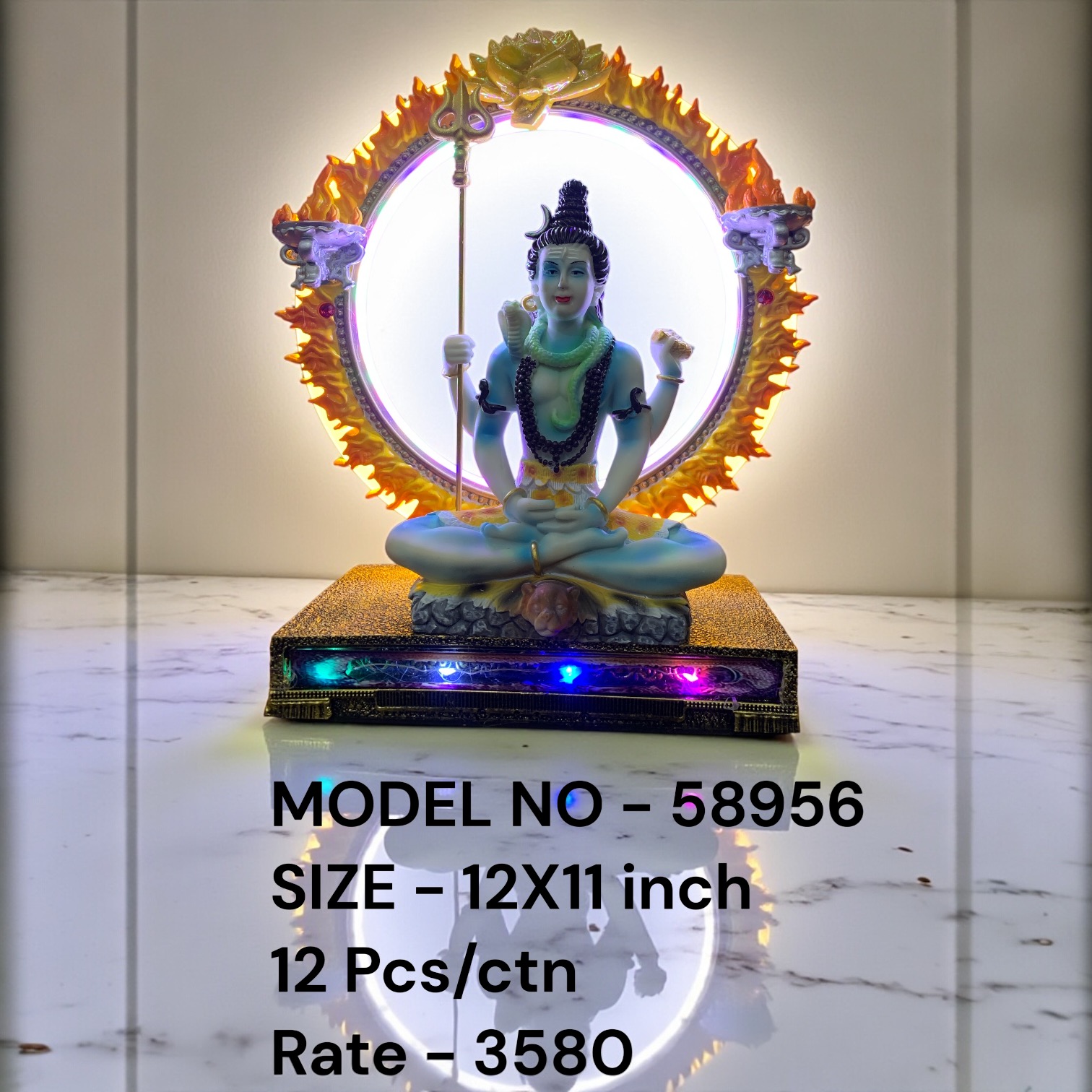 58952 (8)-BUDDHA WITH LIGHT