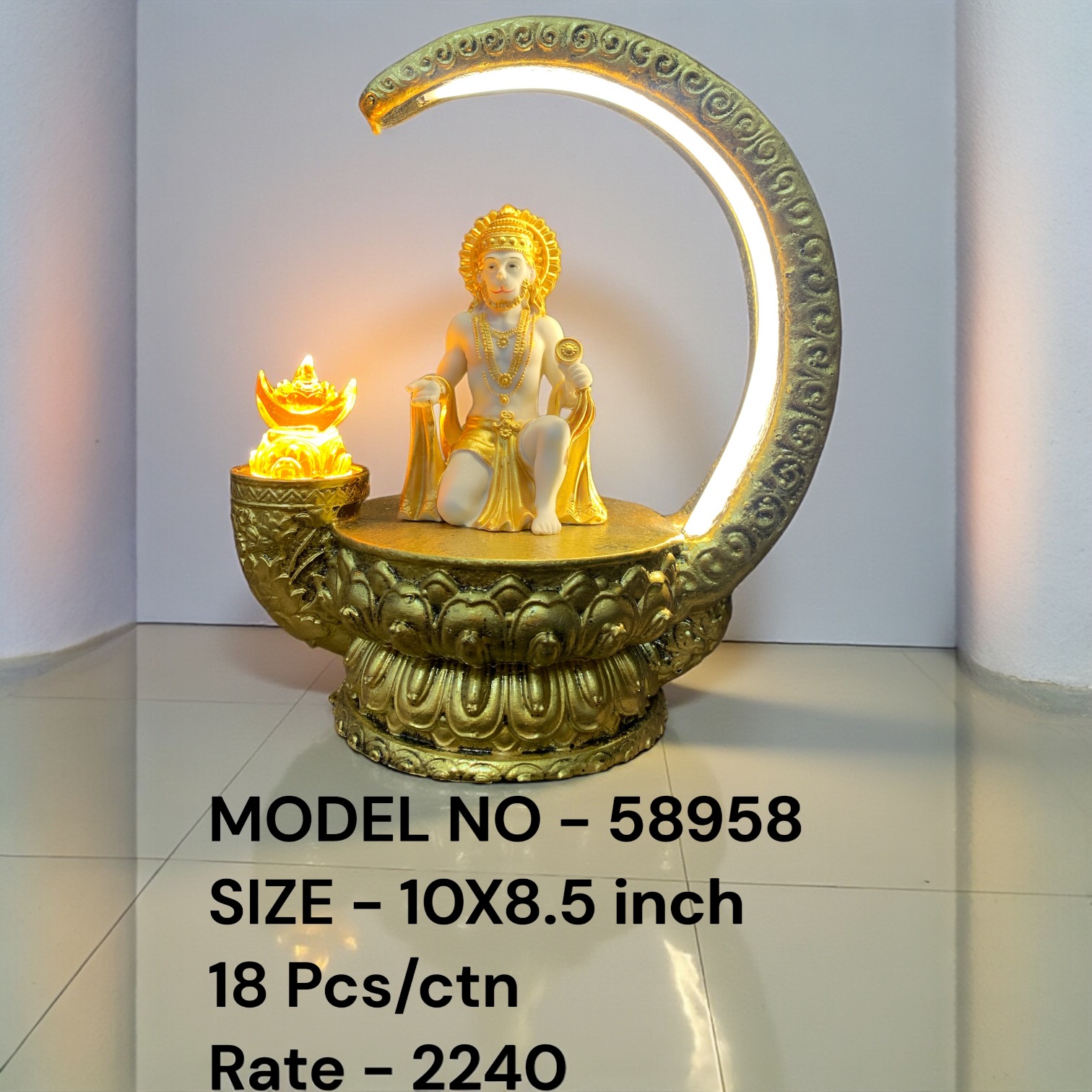 58953 (8)-HANUMAN WITH LIGHT