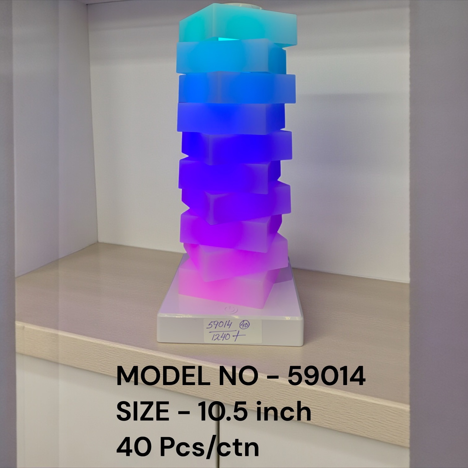 58995 (192)-SHOWPIECE WITH LIGHT