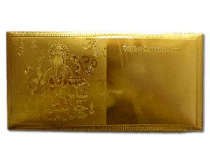 24 karat Gold Plated Shagun Envelops