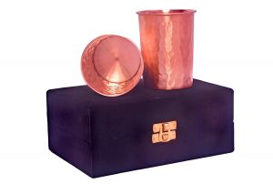 Pack of 2 Hmd Copper Glass gift set DC 26