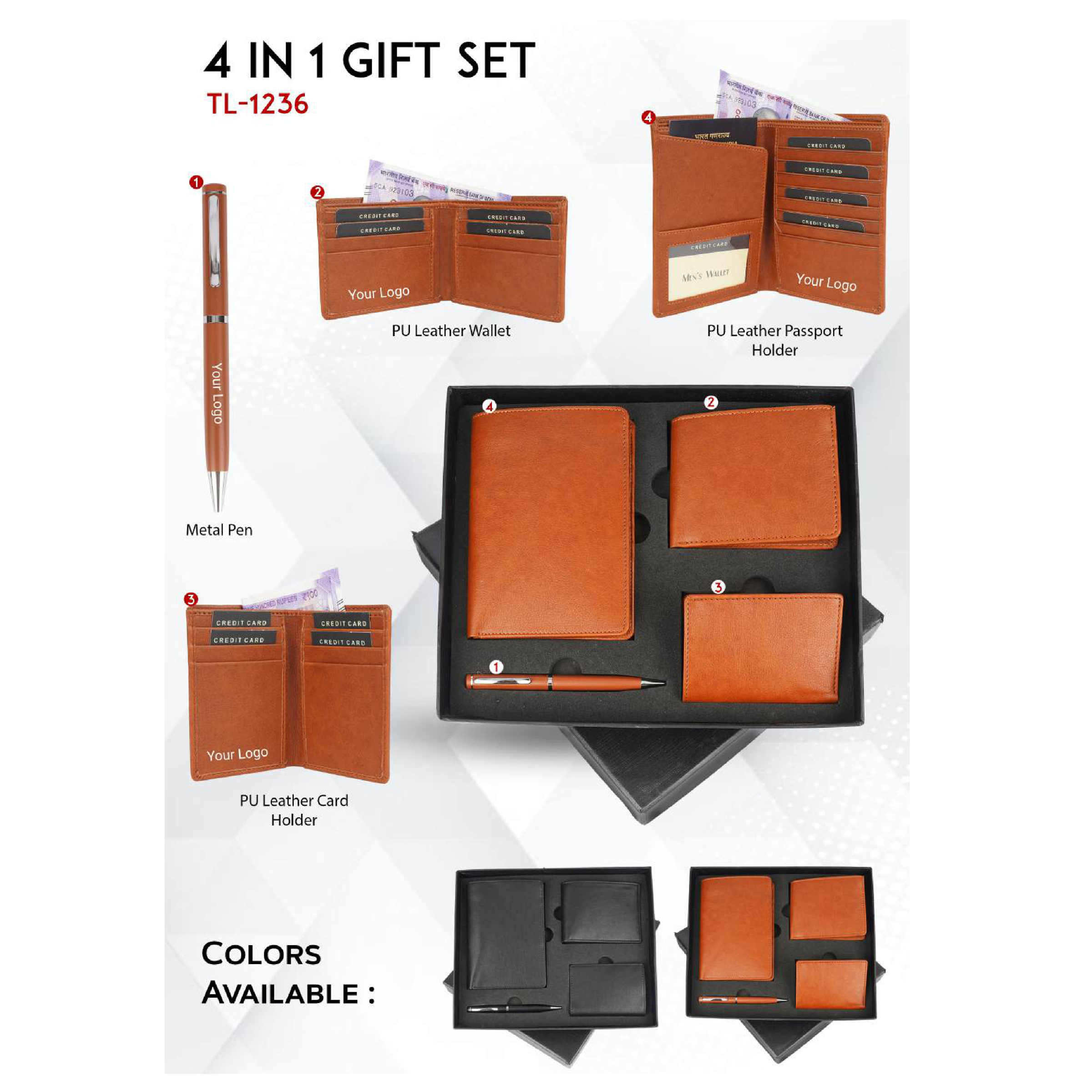 712025TL1236*LEATHERITE GIFT SET