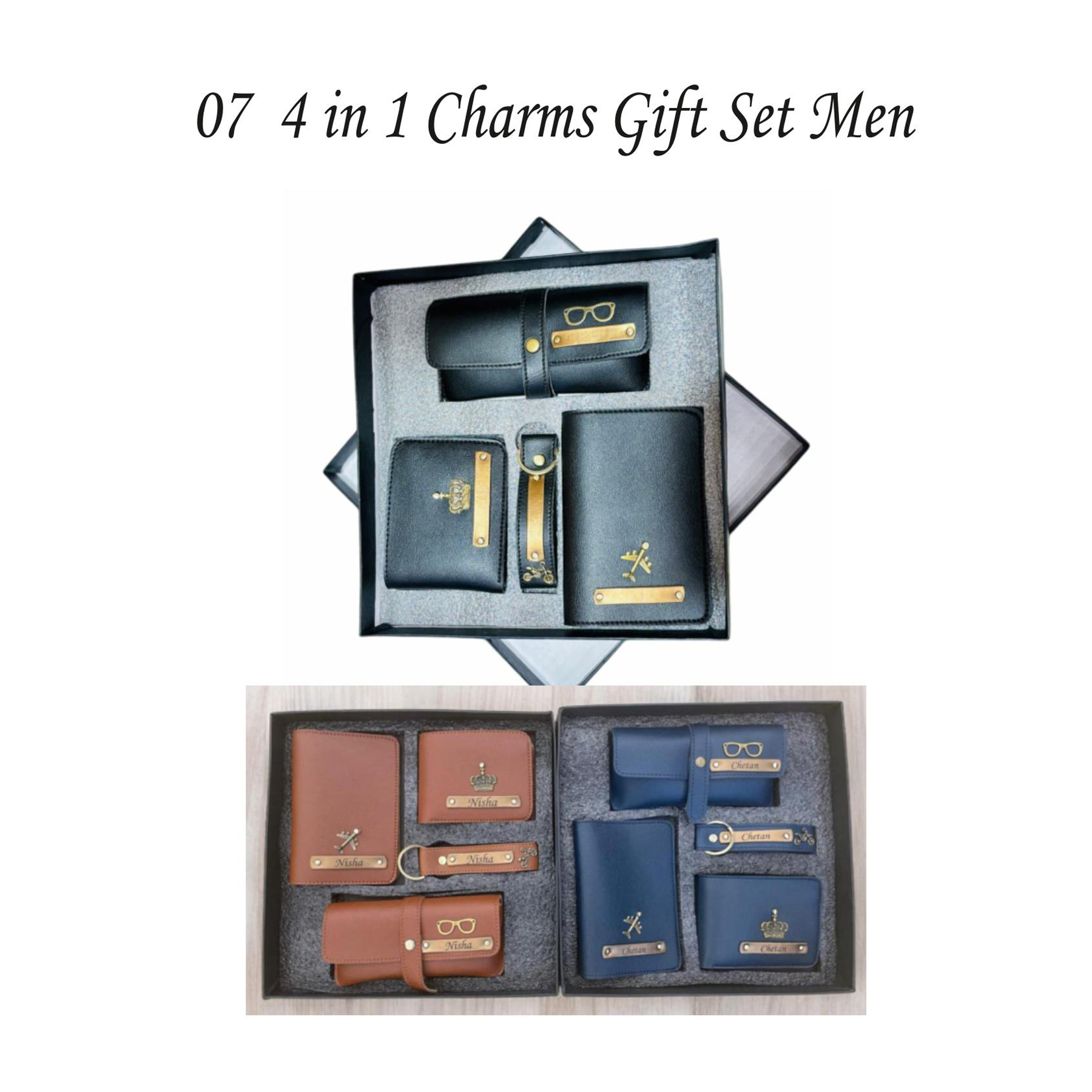 82202507*4 IN 1 CHARMS GIFT SET MEN