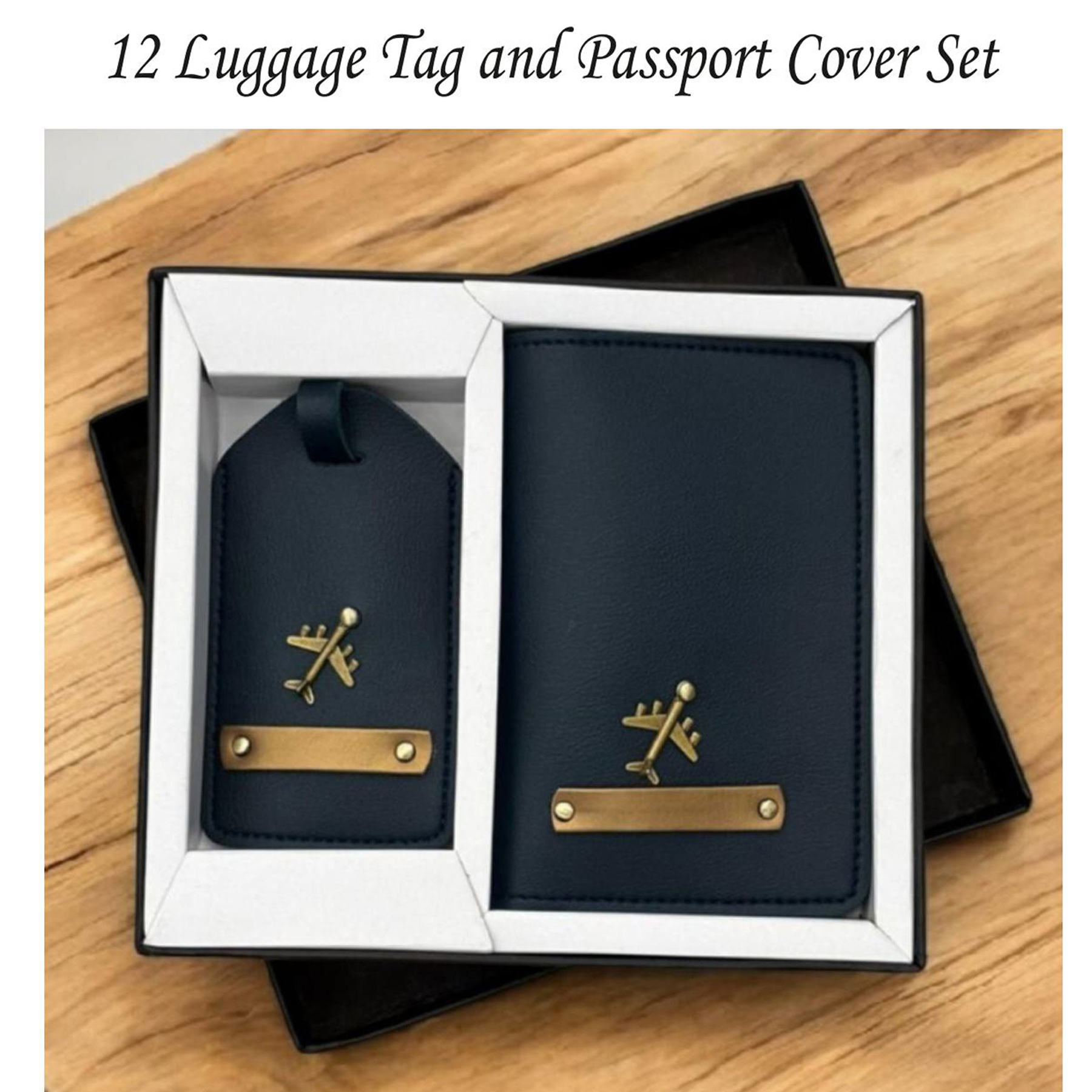 82202512*LUGGAGE TAG AND PASSPORT COVER SET