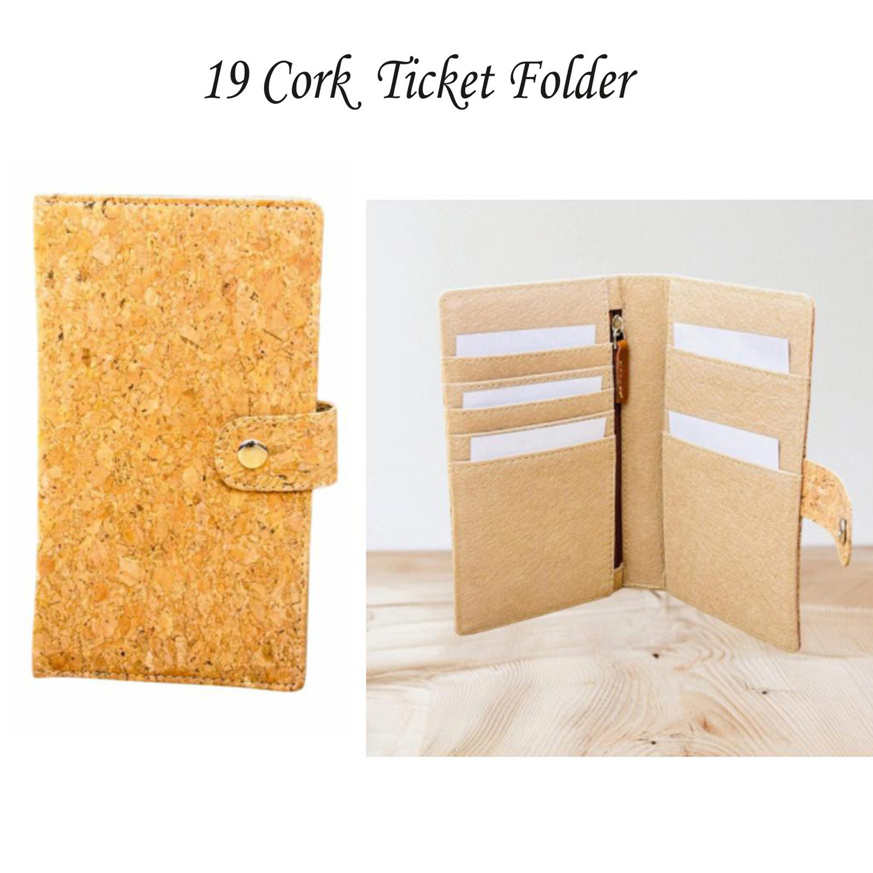 82202519*CORK TICKET FOLDER