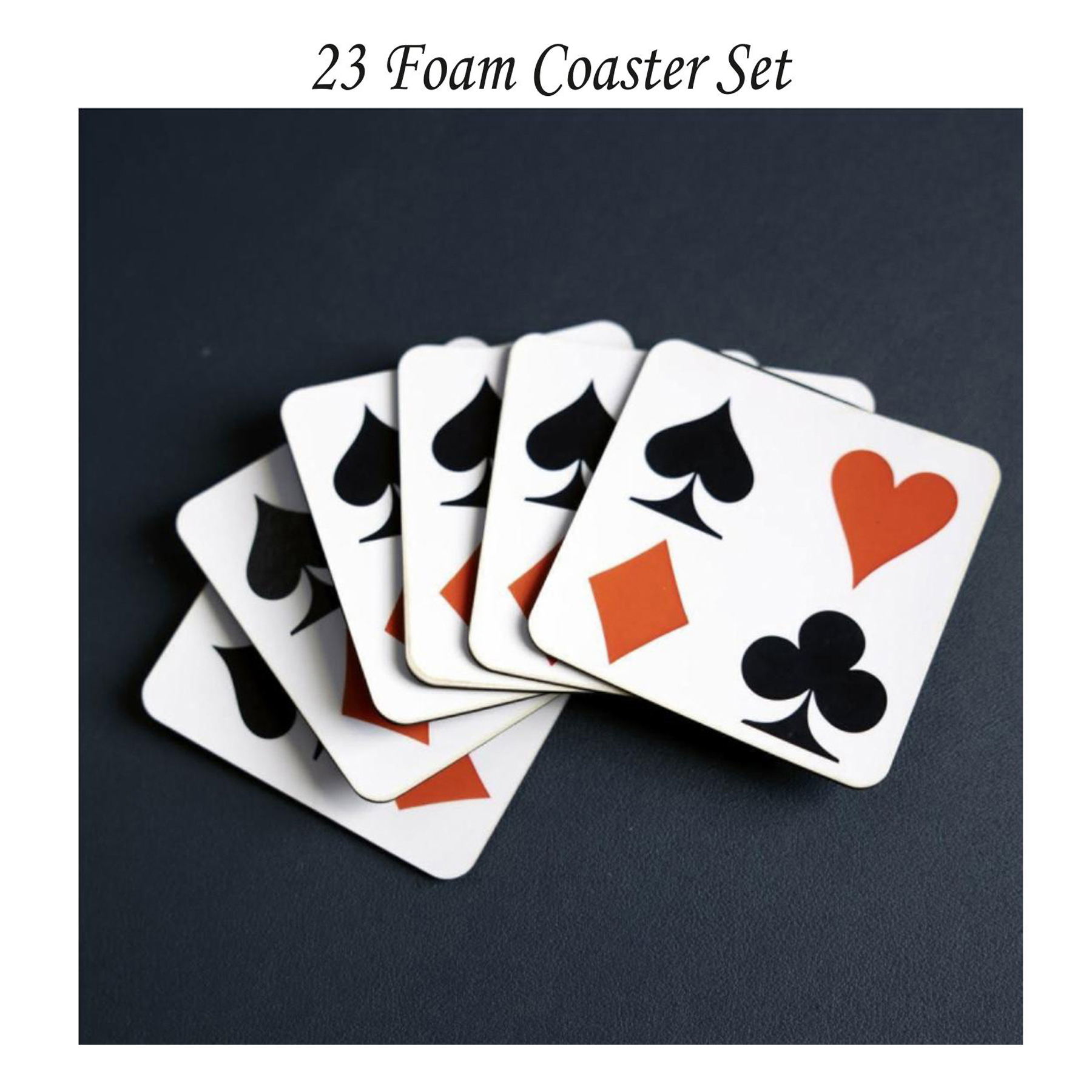 82202523*FOAM COASTER SET