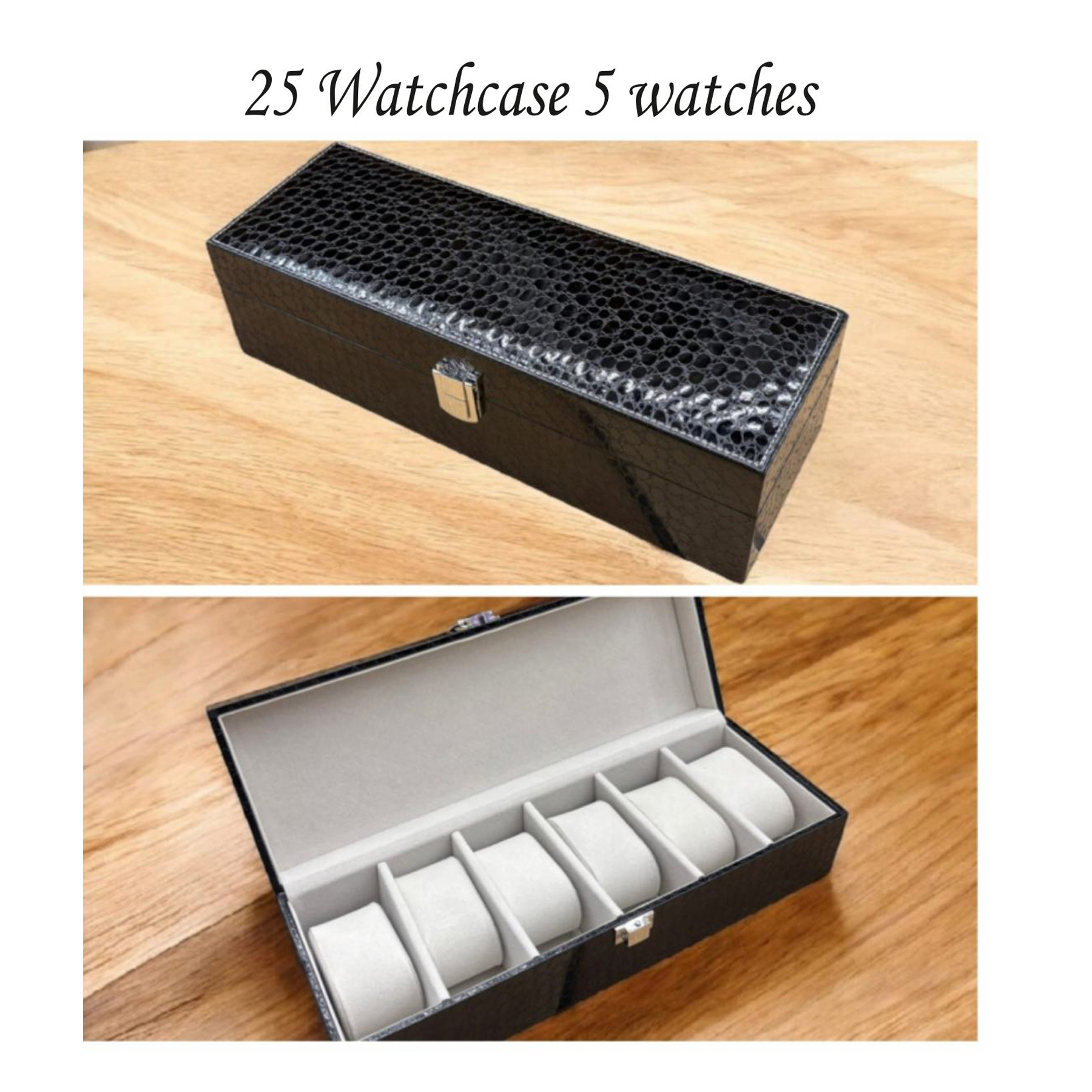 82202525*WATCHCASE 5 WATCHES