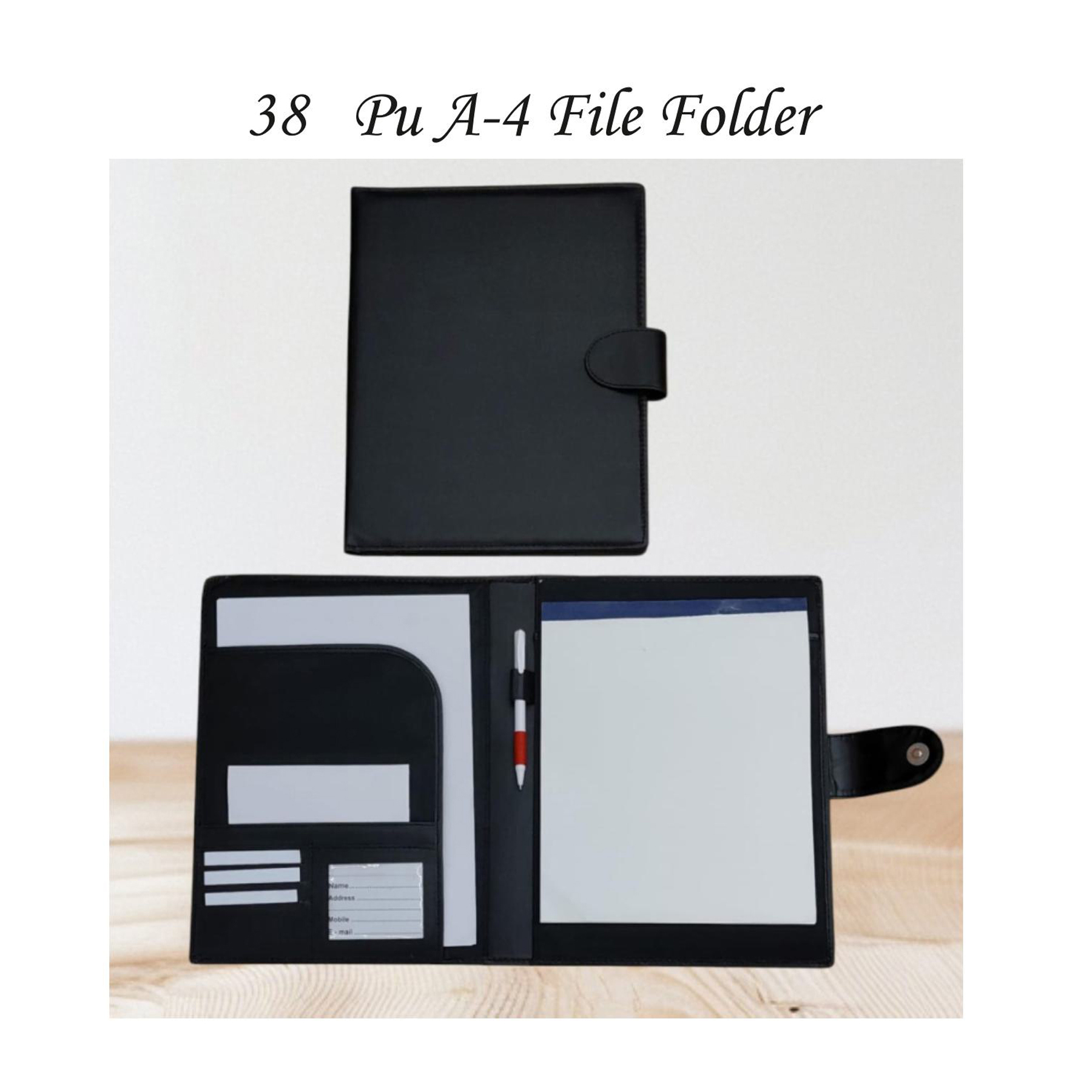 82202538*PU A-4 FILE FOLDER