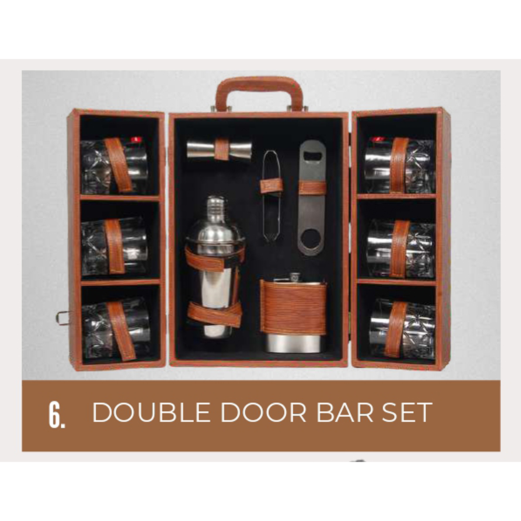 822025BH06*DOUBLE DOOR BAR SET