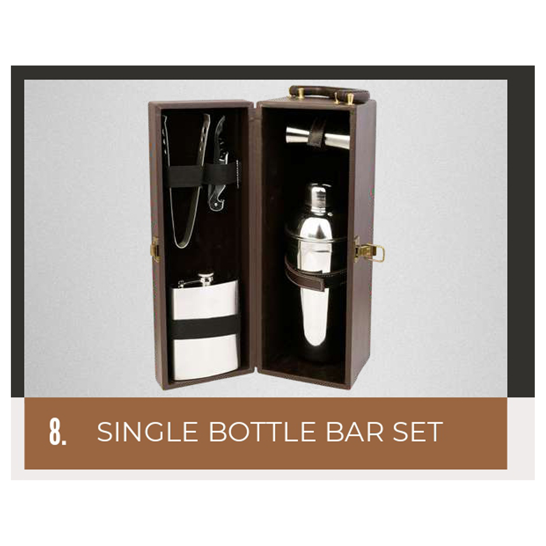 822025BH08*SINGLE BOTTLE BAR SET