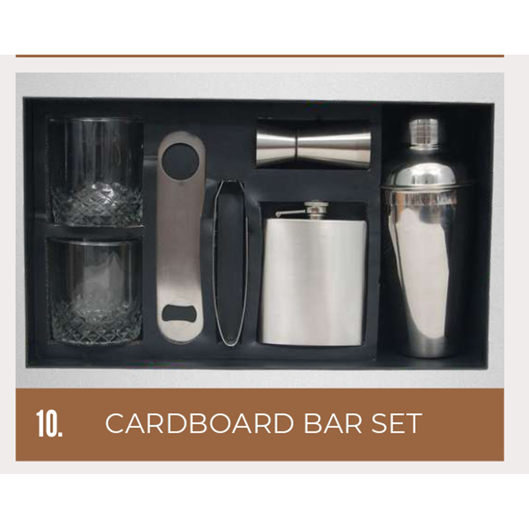 822025BH10*CARD BOARD BAR SET