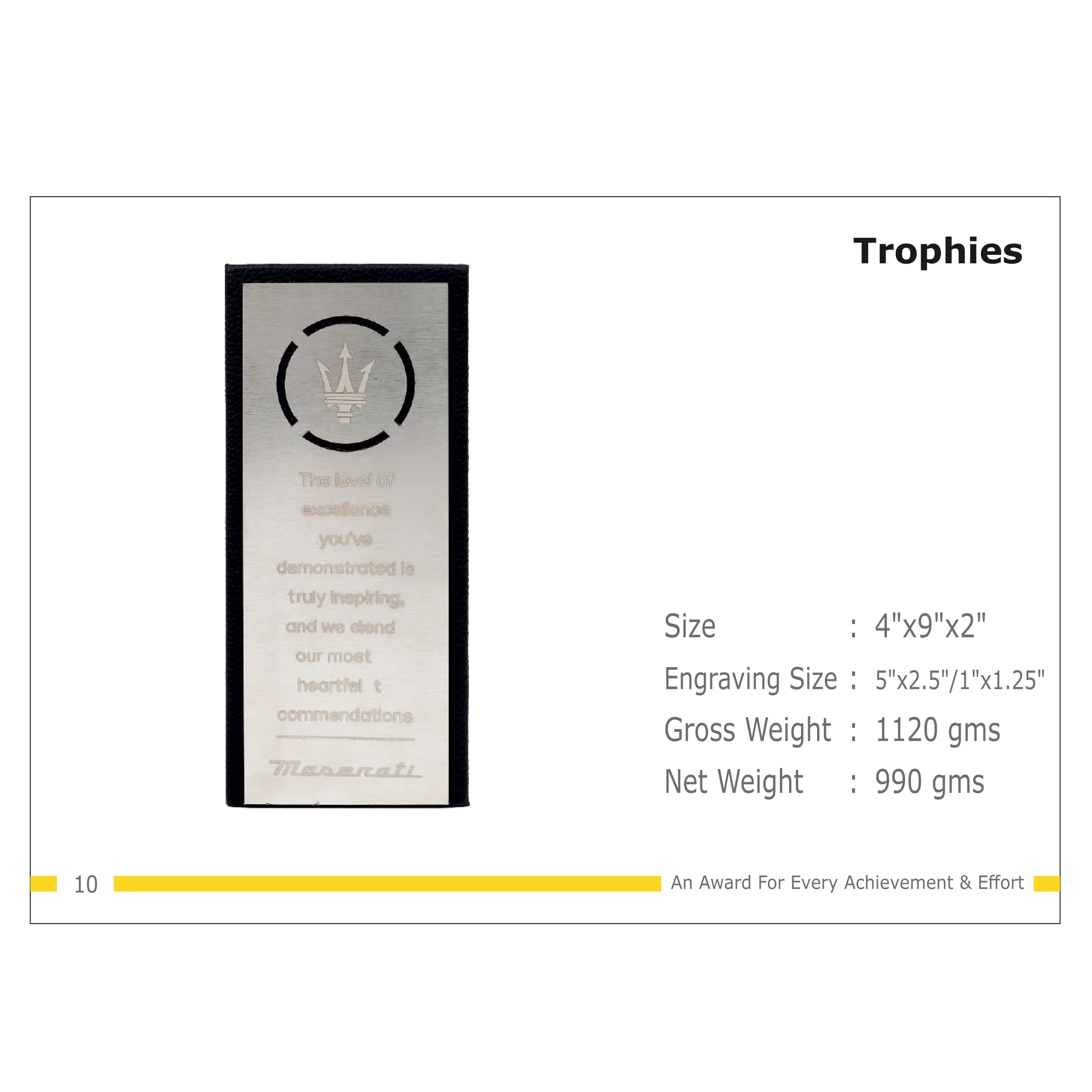 912025TR10*TROPHY