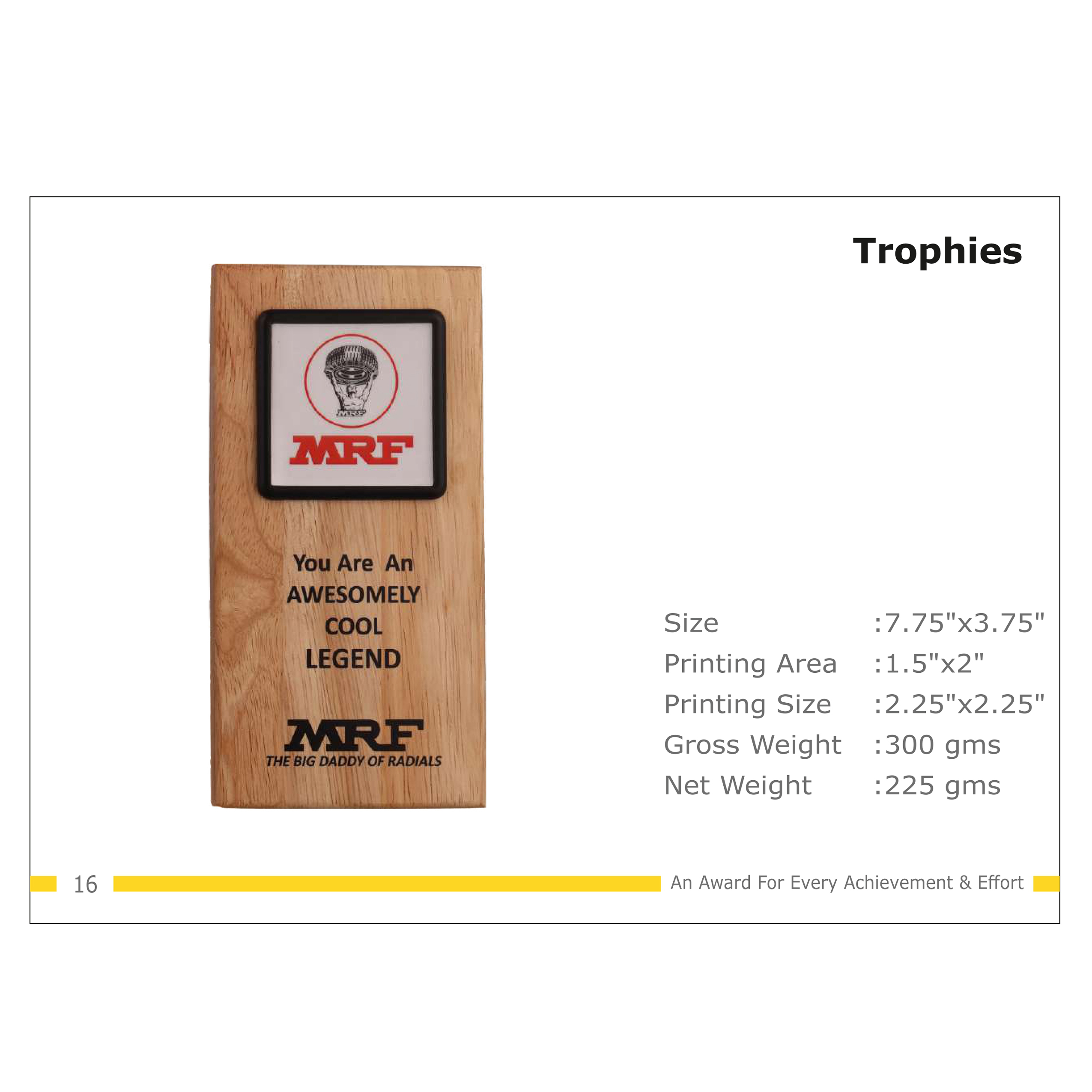 912025TR16*TROPHY