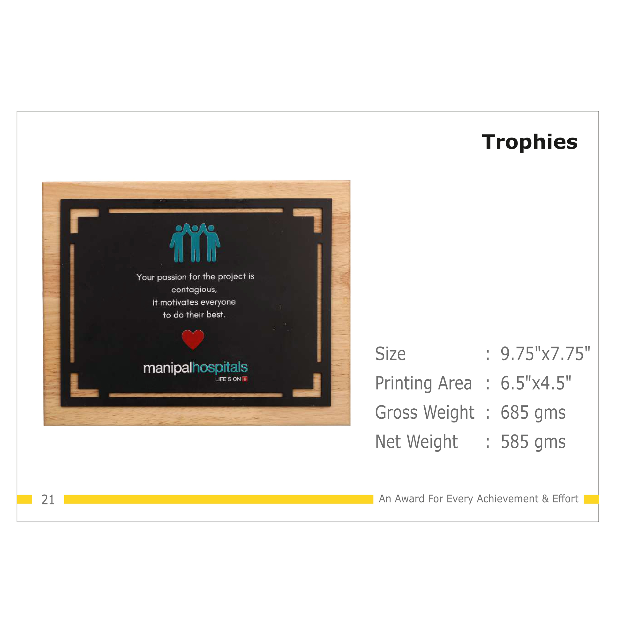 912025TR21*TROPHY
