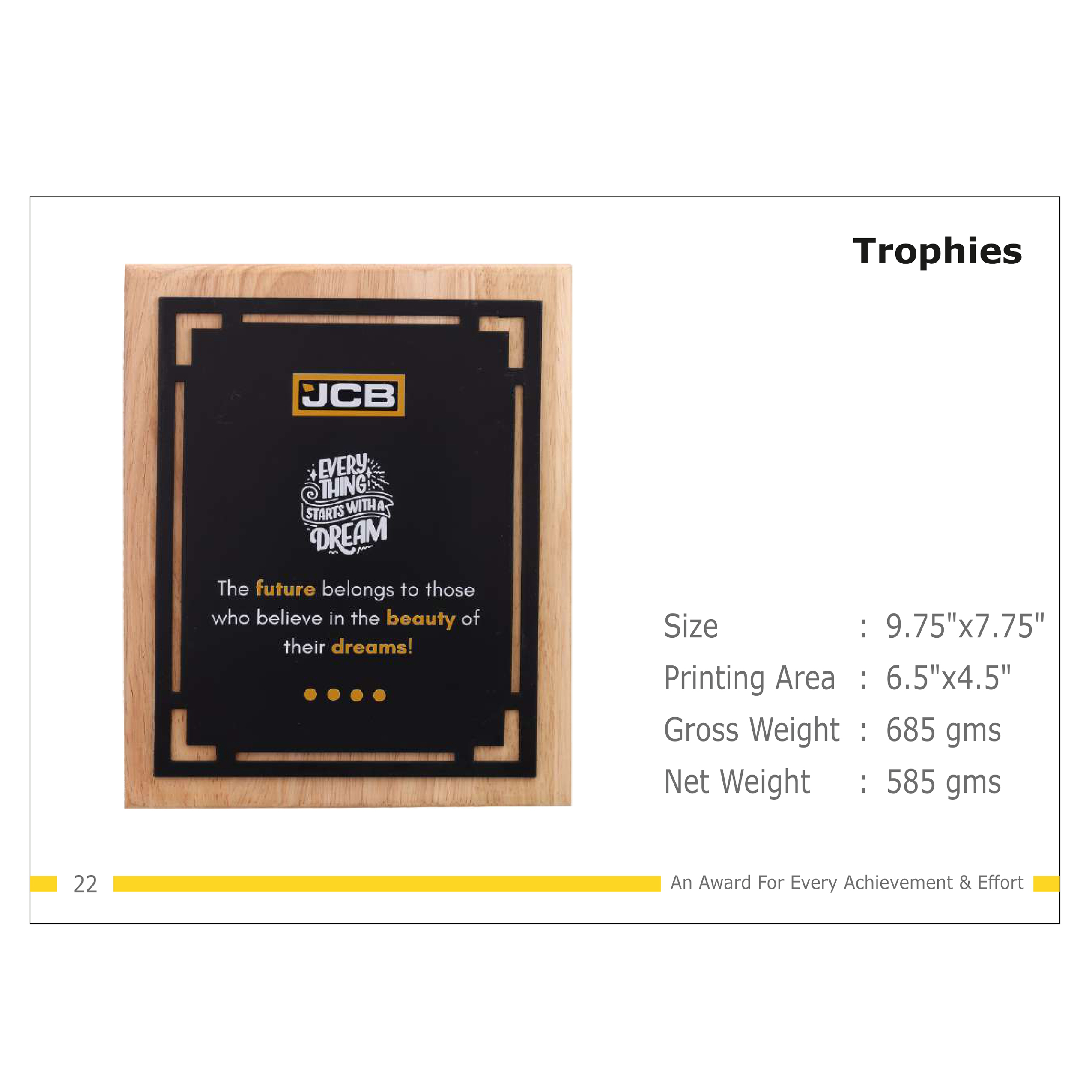 912025TR22*TROPHY