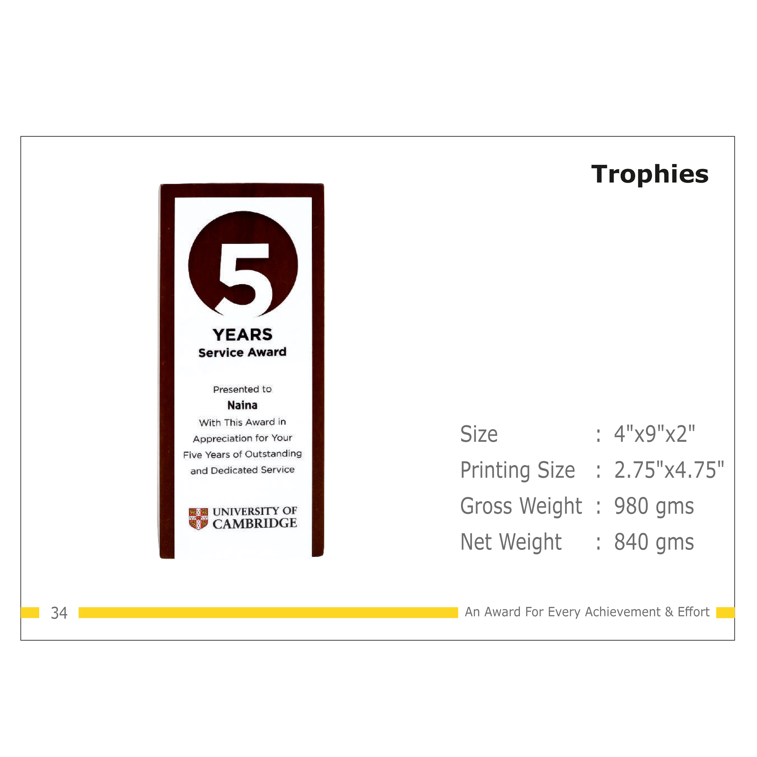 912025TR34*TROPHY