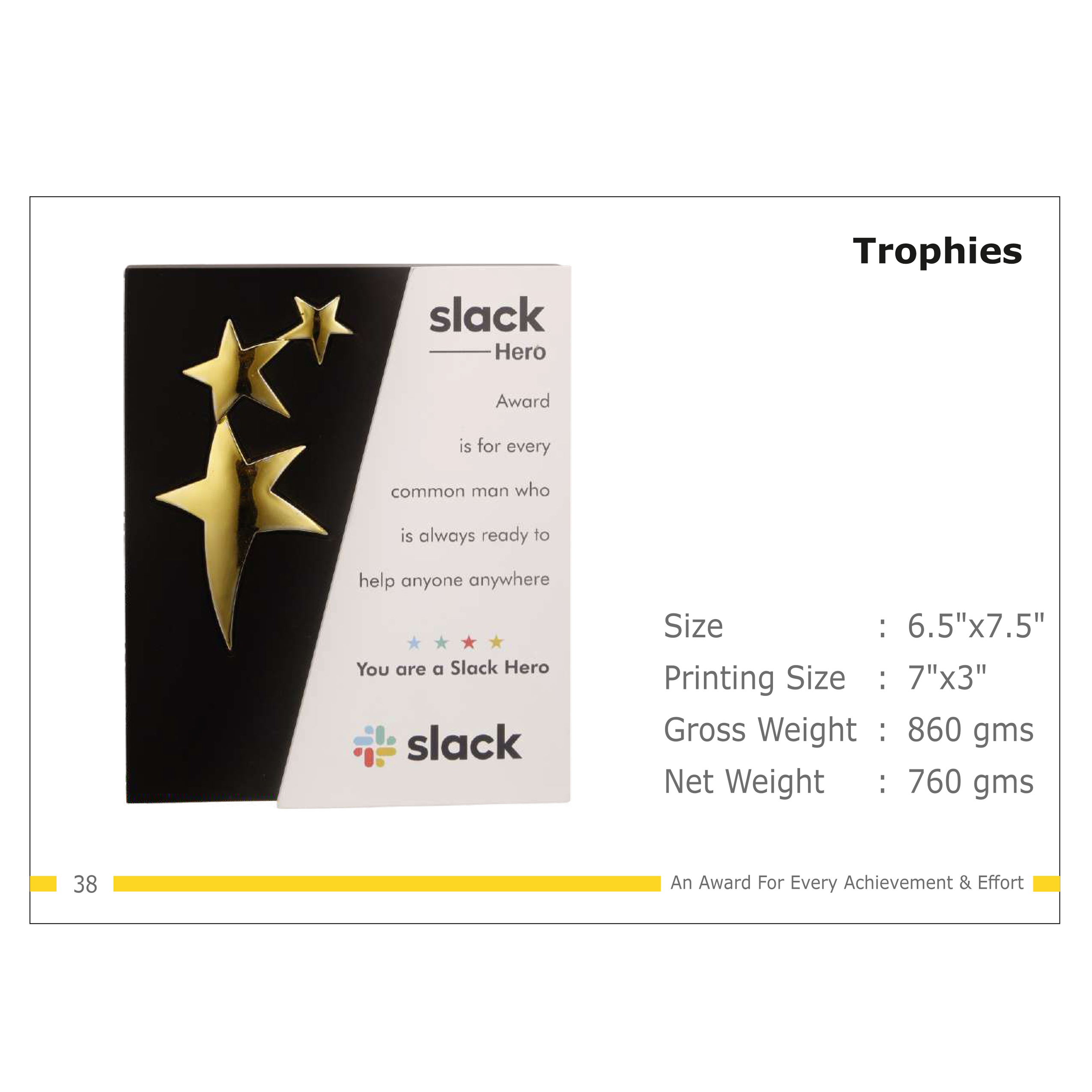 912025TR38*TROPHY