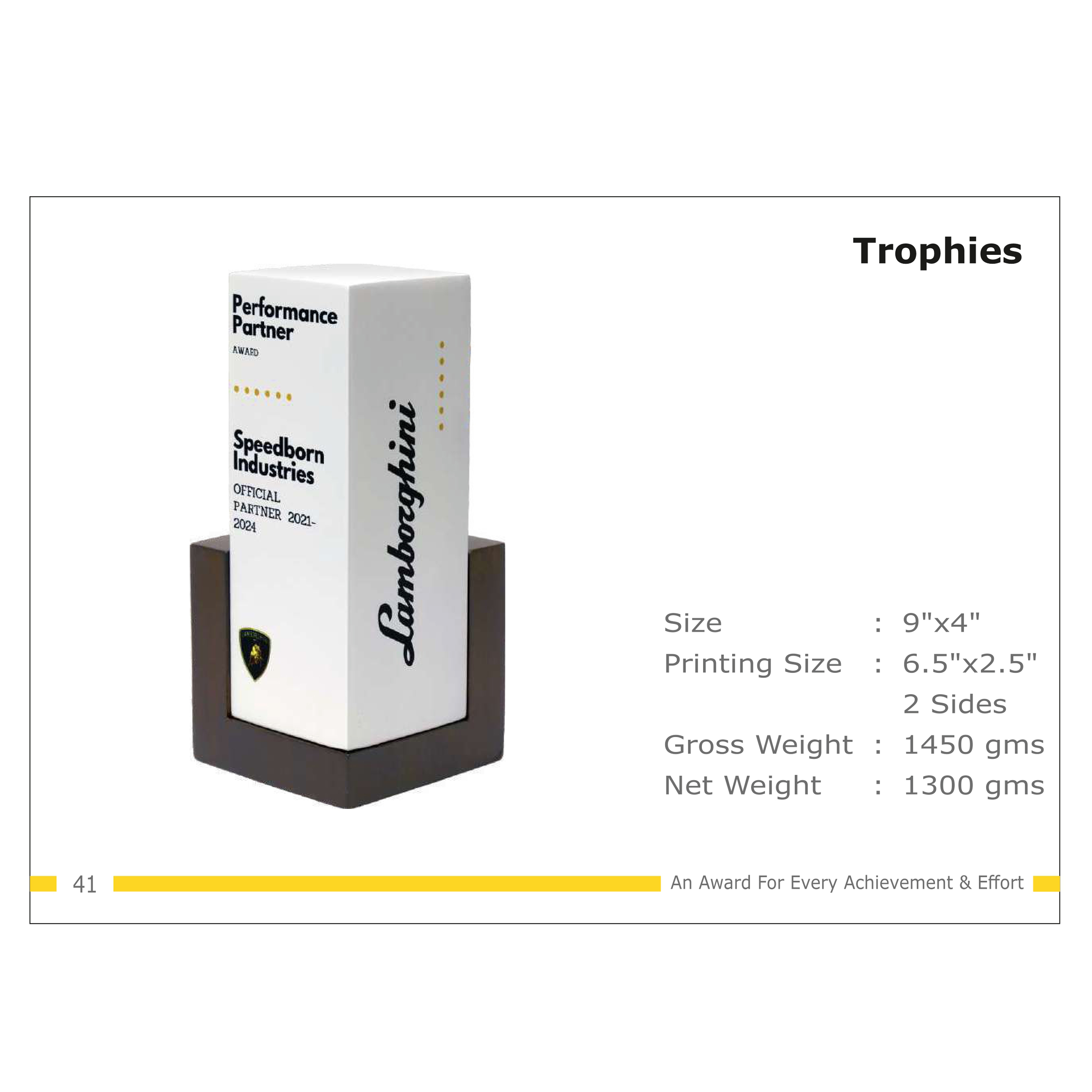 912025TR41*TROPHY