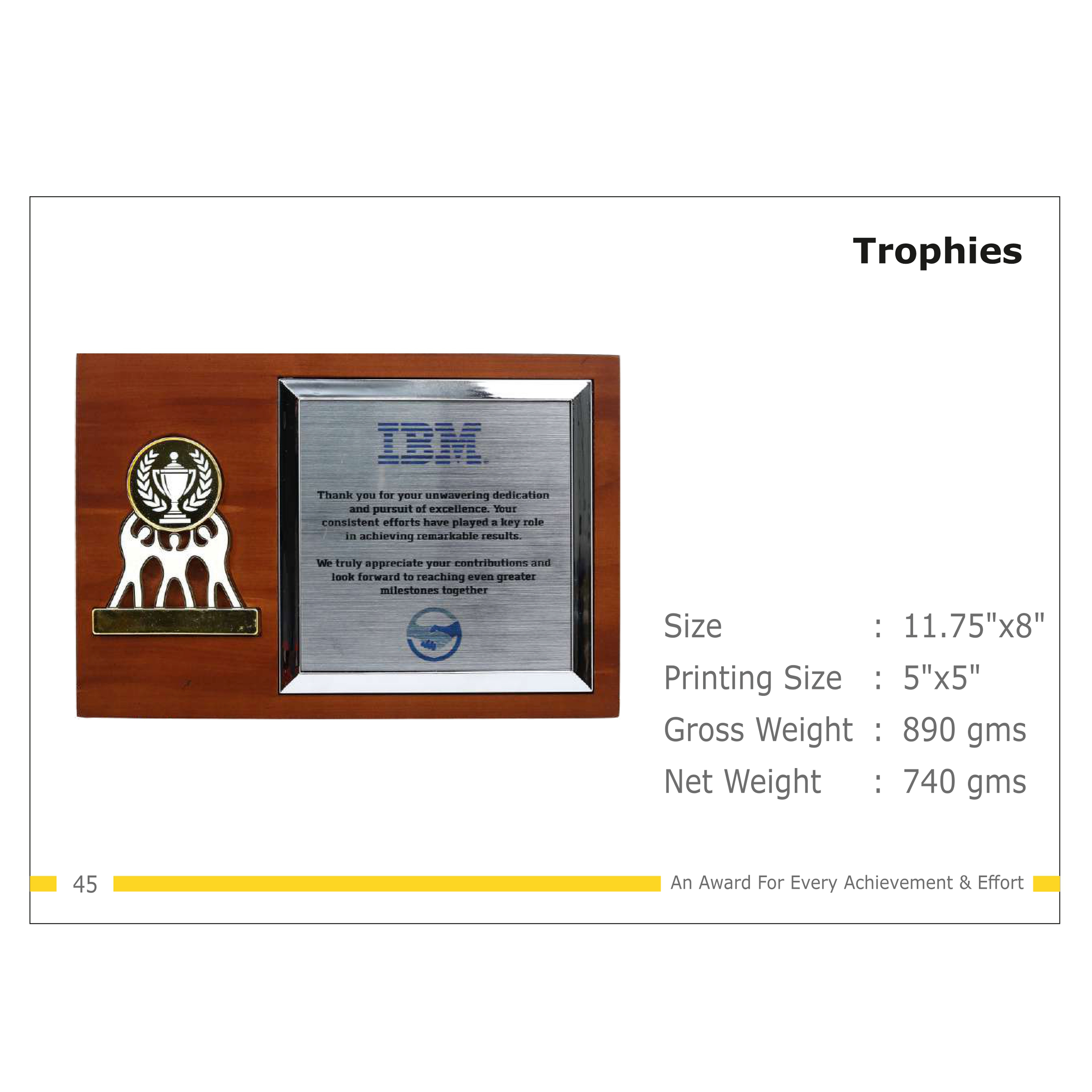912025TR45*TROPHY