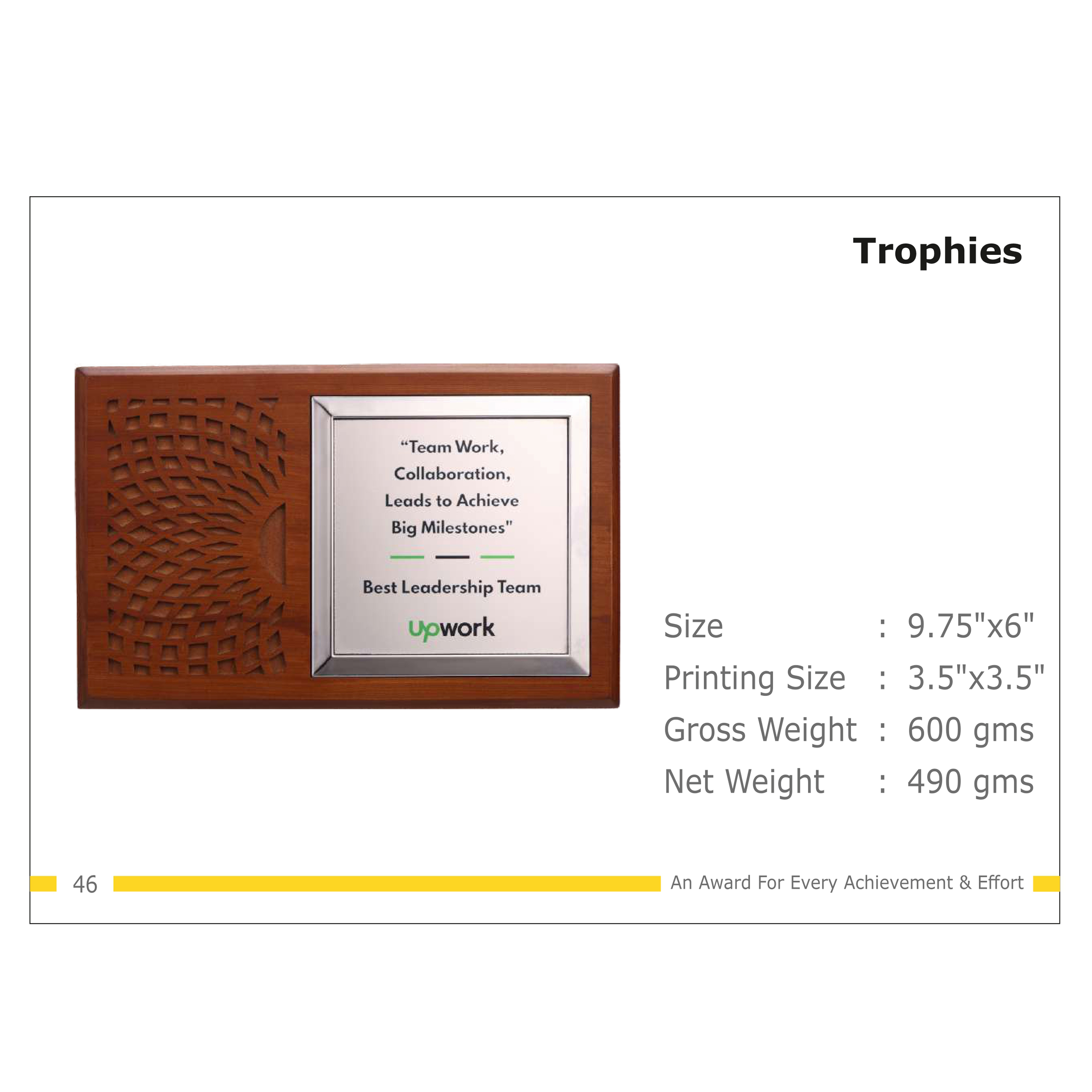 912025TR46*TROPHY
