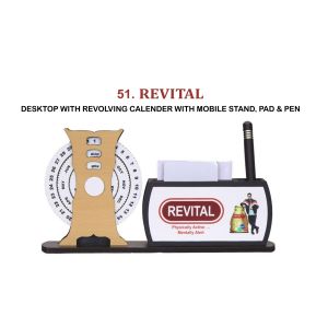 96202351*DESKTOP WITH REVOLVING CALENDER WITH MOBILE STAND PAD & PEN