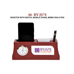 96202360*DESKTOP WITH WATCH MOBILE STAND MEMO PAD &PEN