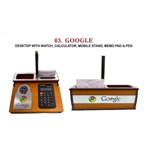 96202363*DESKTOP WITH WATCH CALCULATOR MOBILE STAND