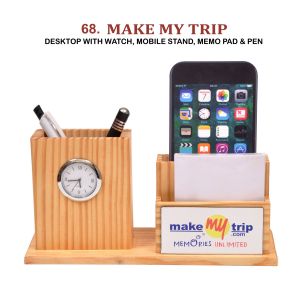 96202368*DESKTOP WITH WATCH MOBILE STAND MEMO PAD & PEN