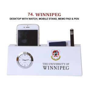 96202374*DESKTOP WITH WATCH MOBILE STAND MEMO PAD & PEN