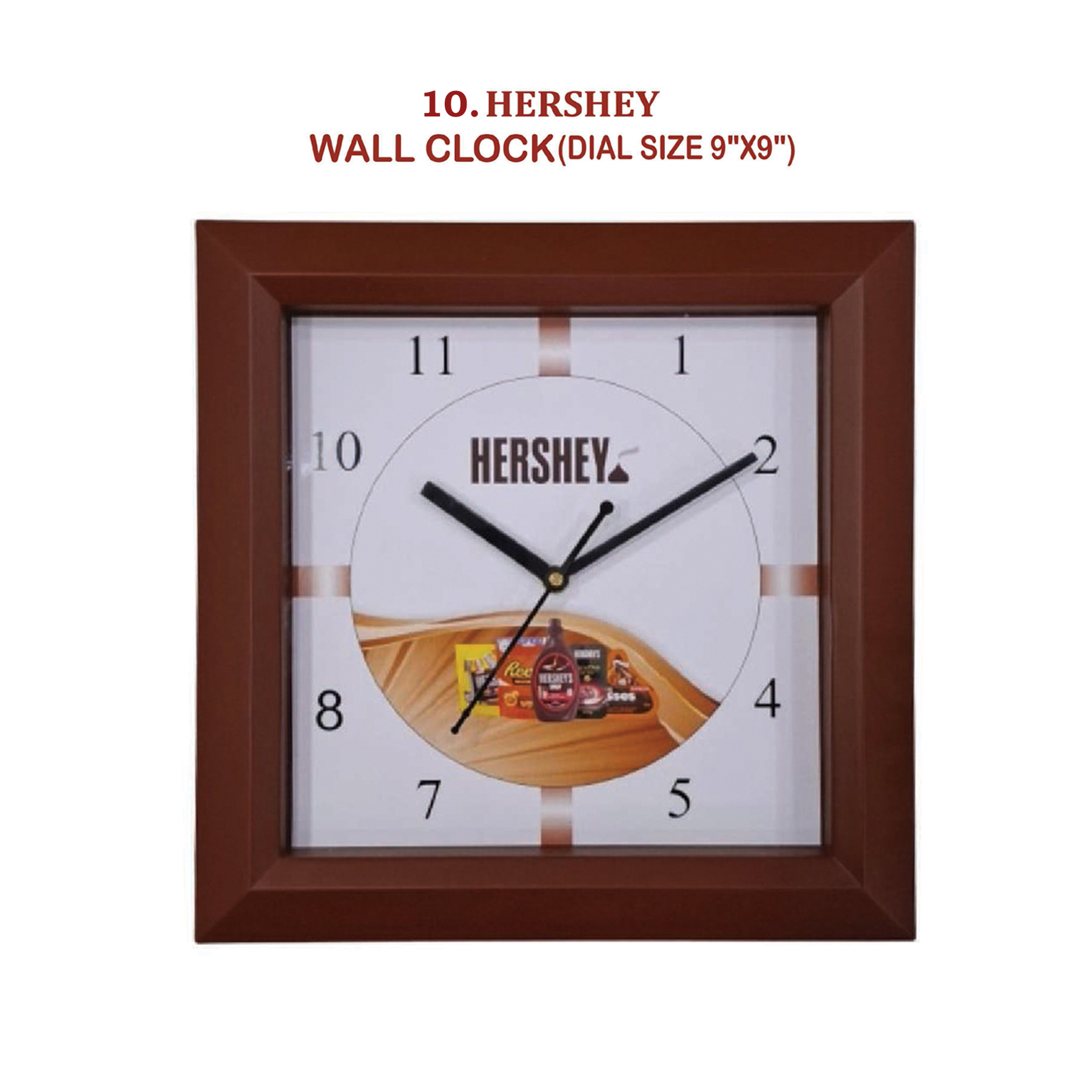96202510*PLASTIC WALL CLOCK