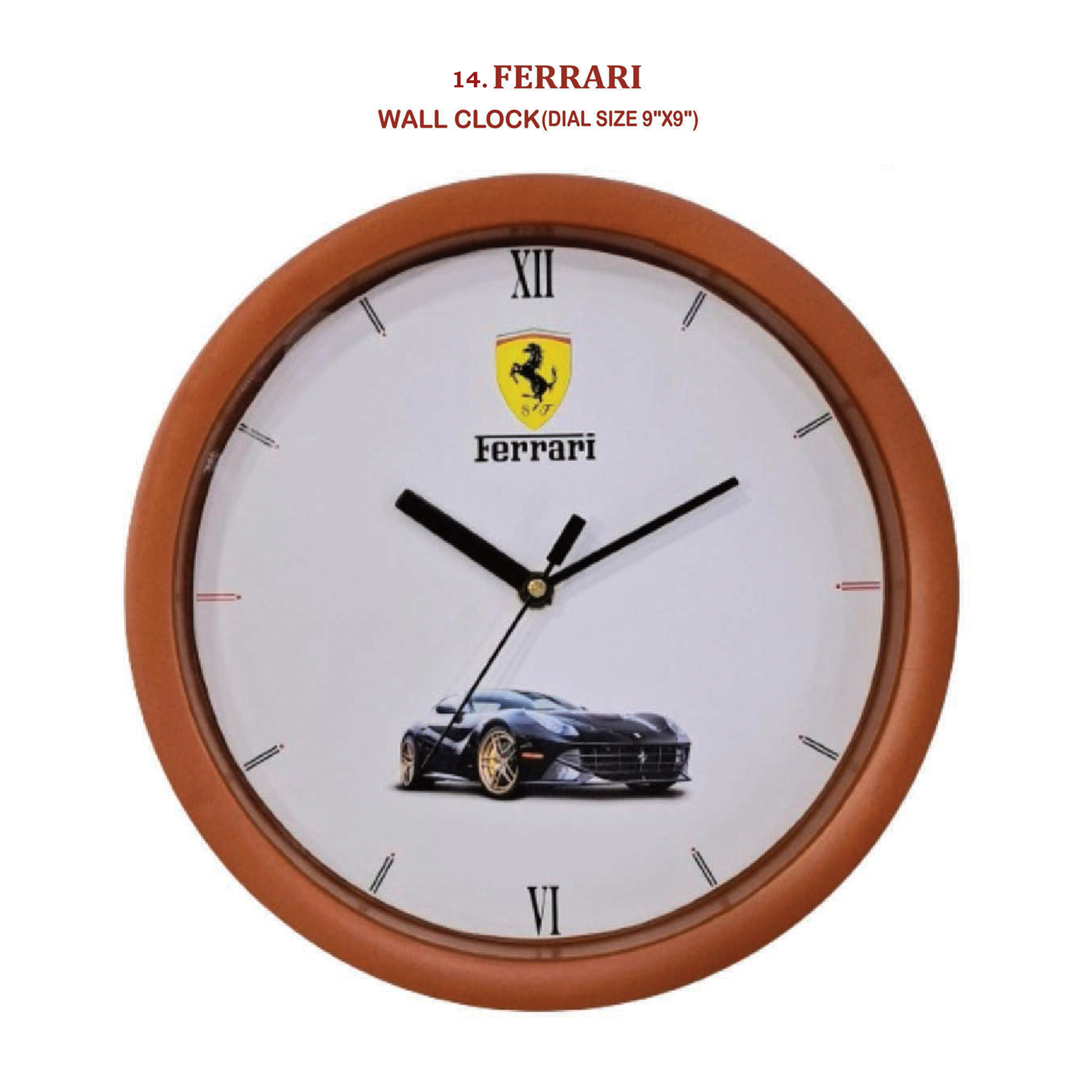 96202514*PLASTIC WALL CLOCK
