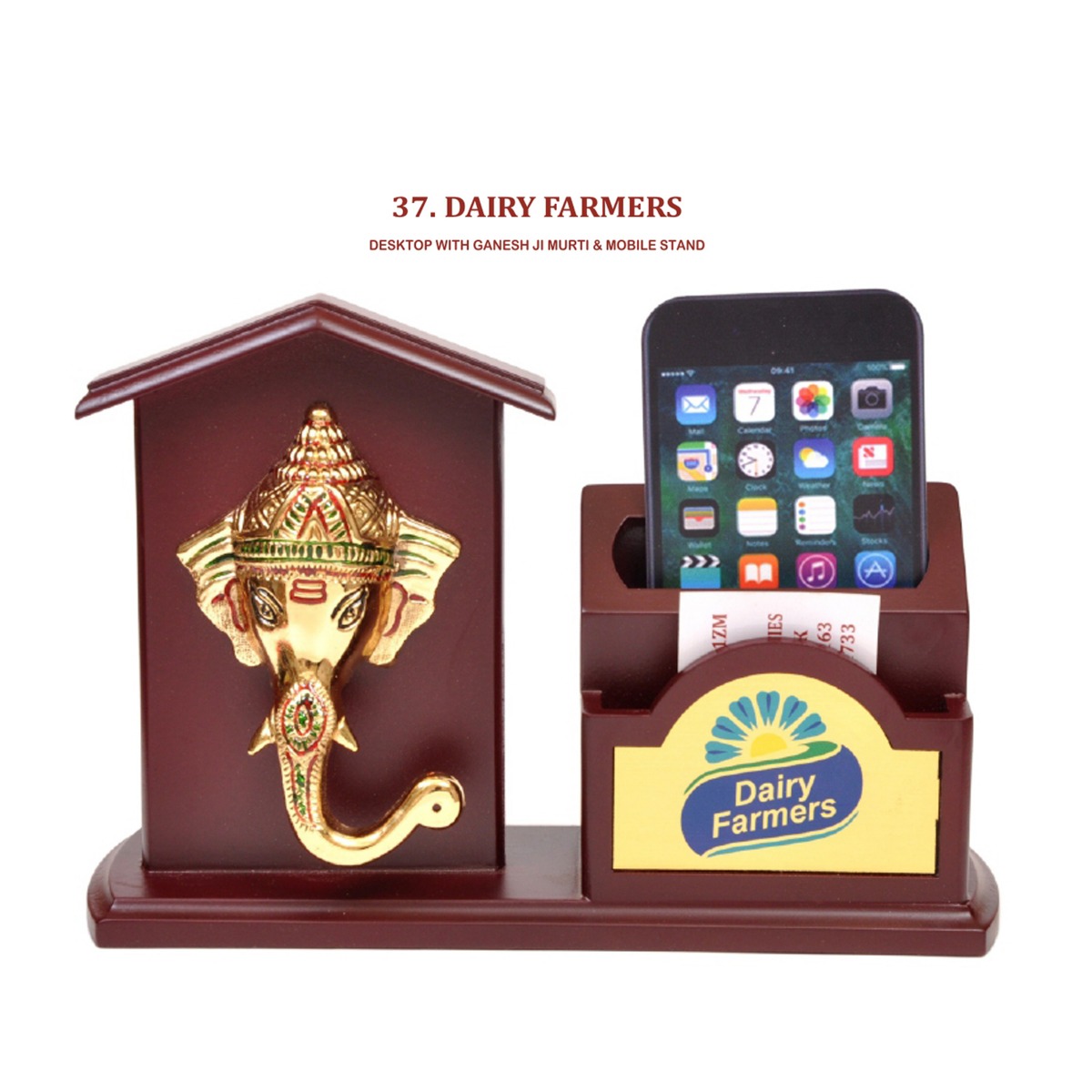 96202537*DESKTOP WITH GANESH JI MURTI & MOBILE STAND