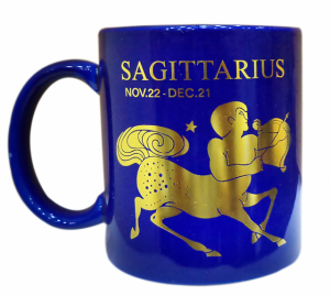 Sagittarius Golden Zodiac Mug 