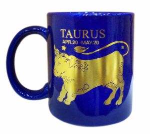 Taurus Golden Zodiac Mug 