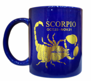 Scorpio Golden Zodiac Mug 