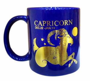 Capricorn Golden Zodiac Mug 