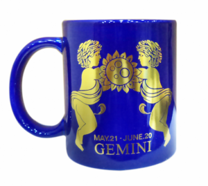 Gemini Golden Zodiac Mug